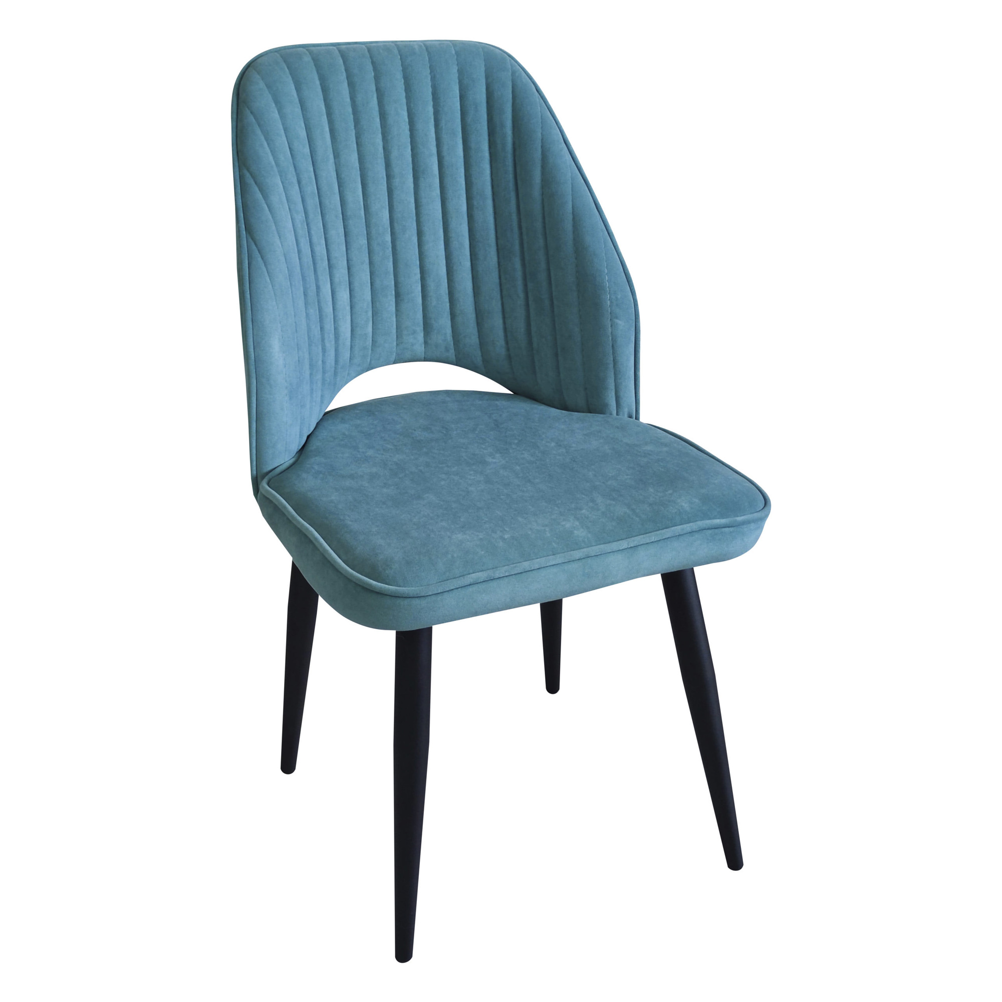 Стул кухонный из велюра современный (арт 31958) - Фото 1