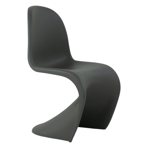 Стул интерьерный серый пластиковый (арт 29407) - Фото 2