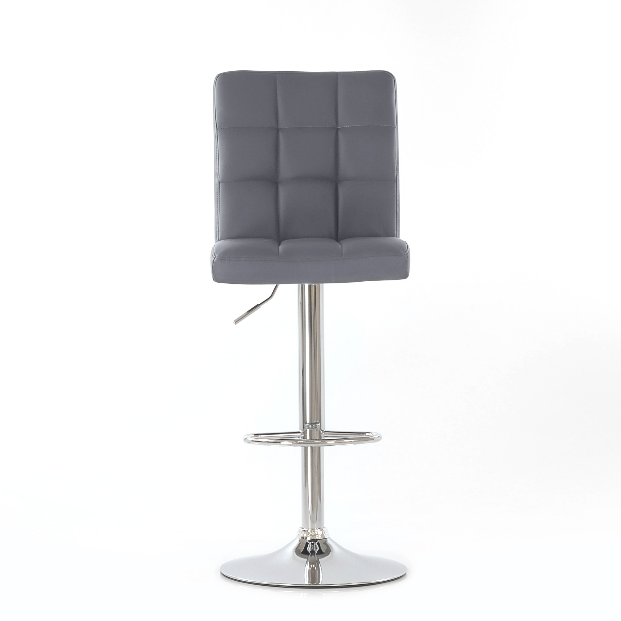 Стул барный высокий на металлическом каркасе с мягкой обивкой (арт 5583) - Фото 1