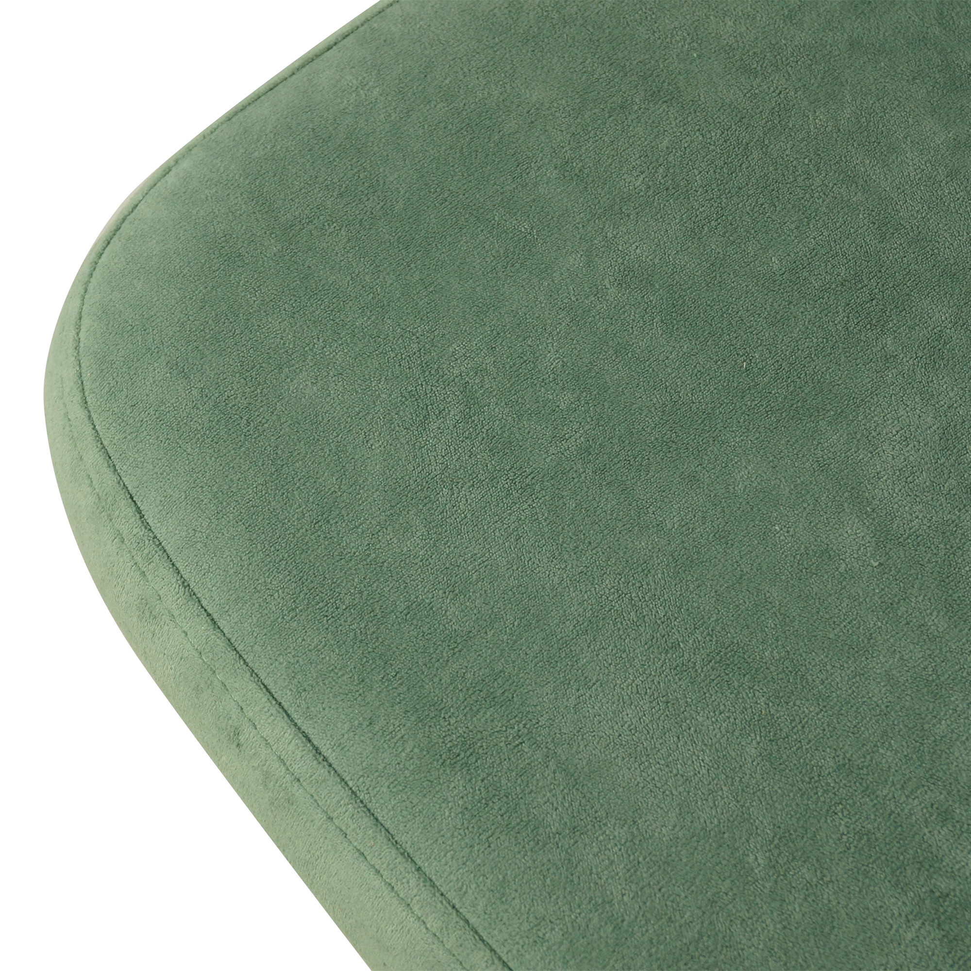 Стул с мягким сидением зеленый велюровый (арт 22923) - Фото 1