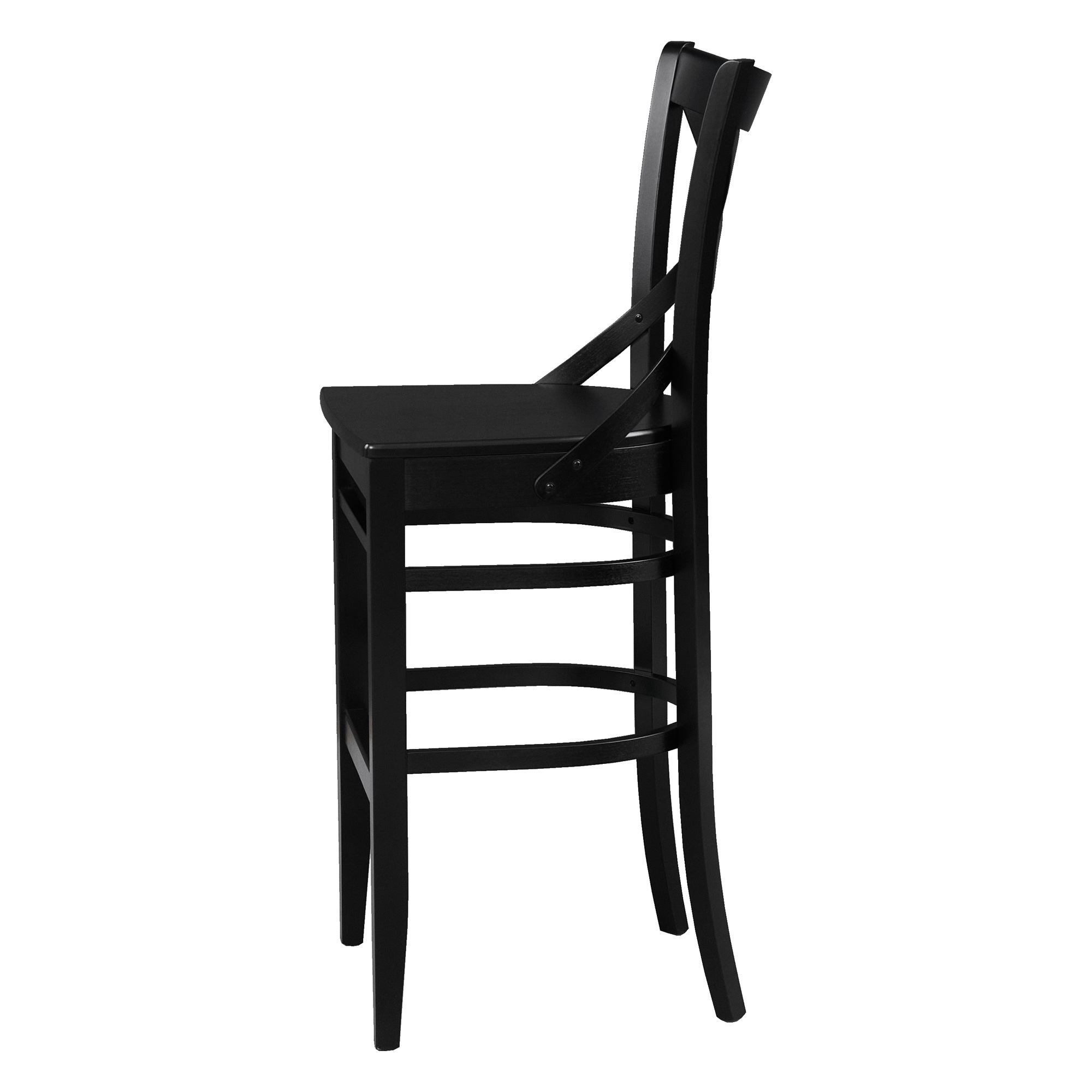 Барный стул деревянный классический (арт 32367) - Фото 1