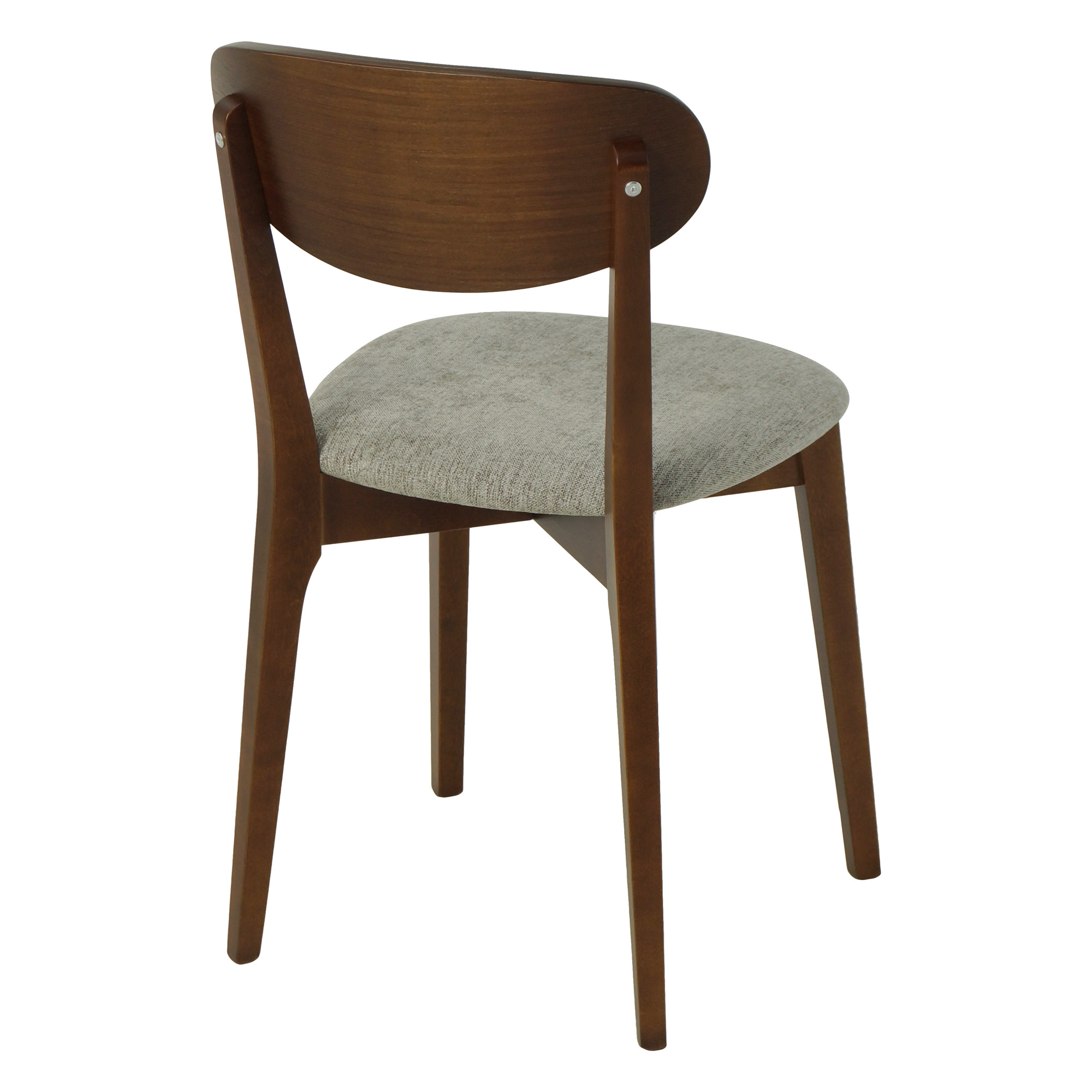 Стул обеденный деревянный серый (арт 28612) - Фото 1