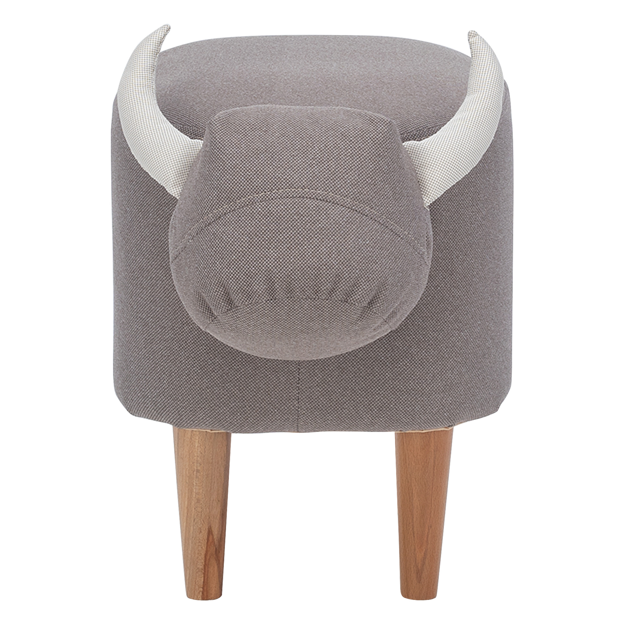 Пуфик с мягким сидением серый (арт 6949) - Фото 1