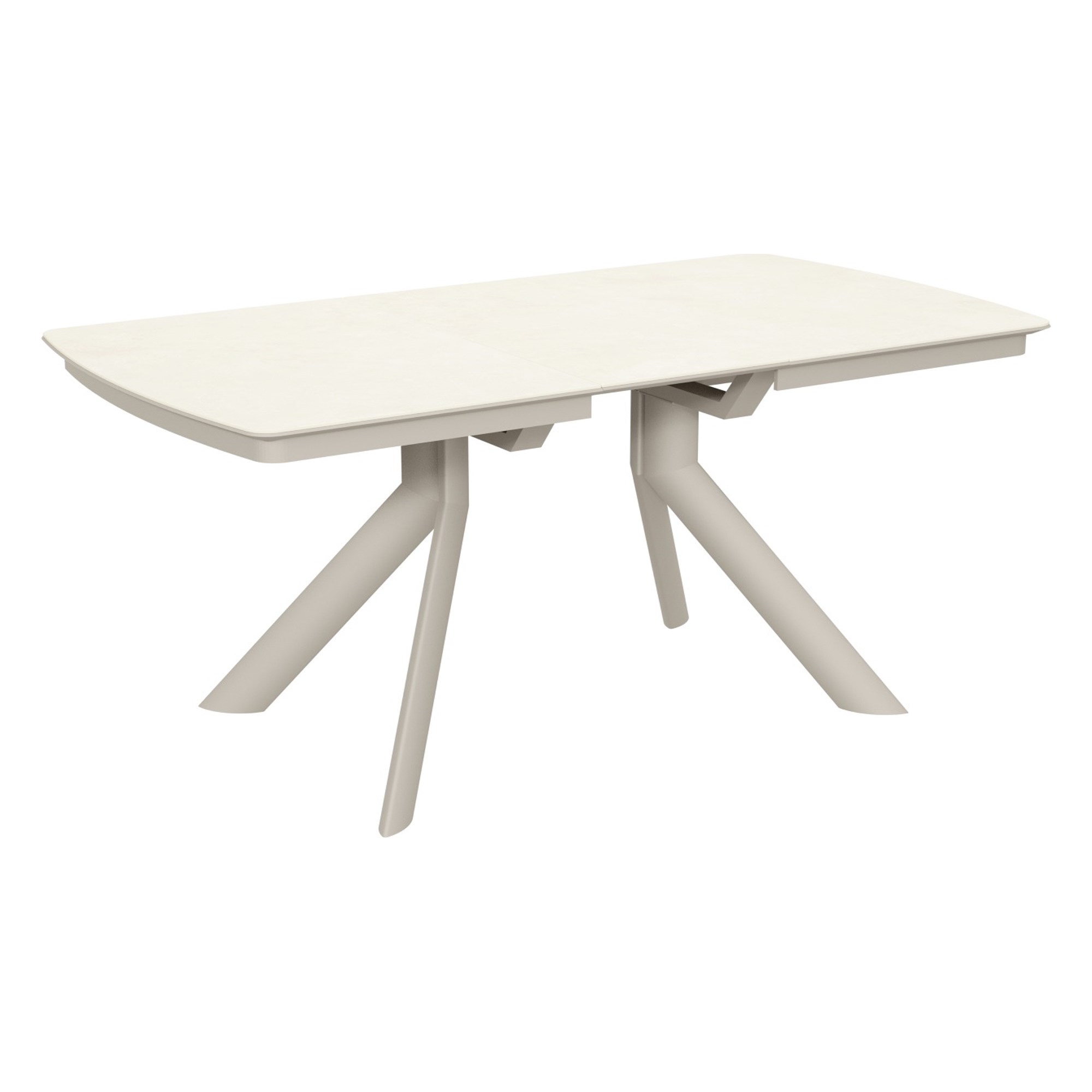 Стол кухонный раскладной со столешницей из керамики 130 см (арт 34260) - Фото 1