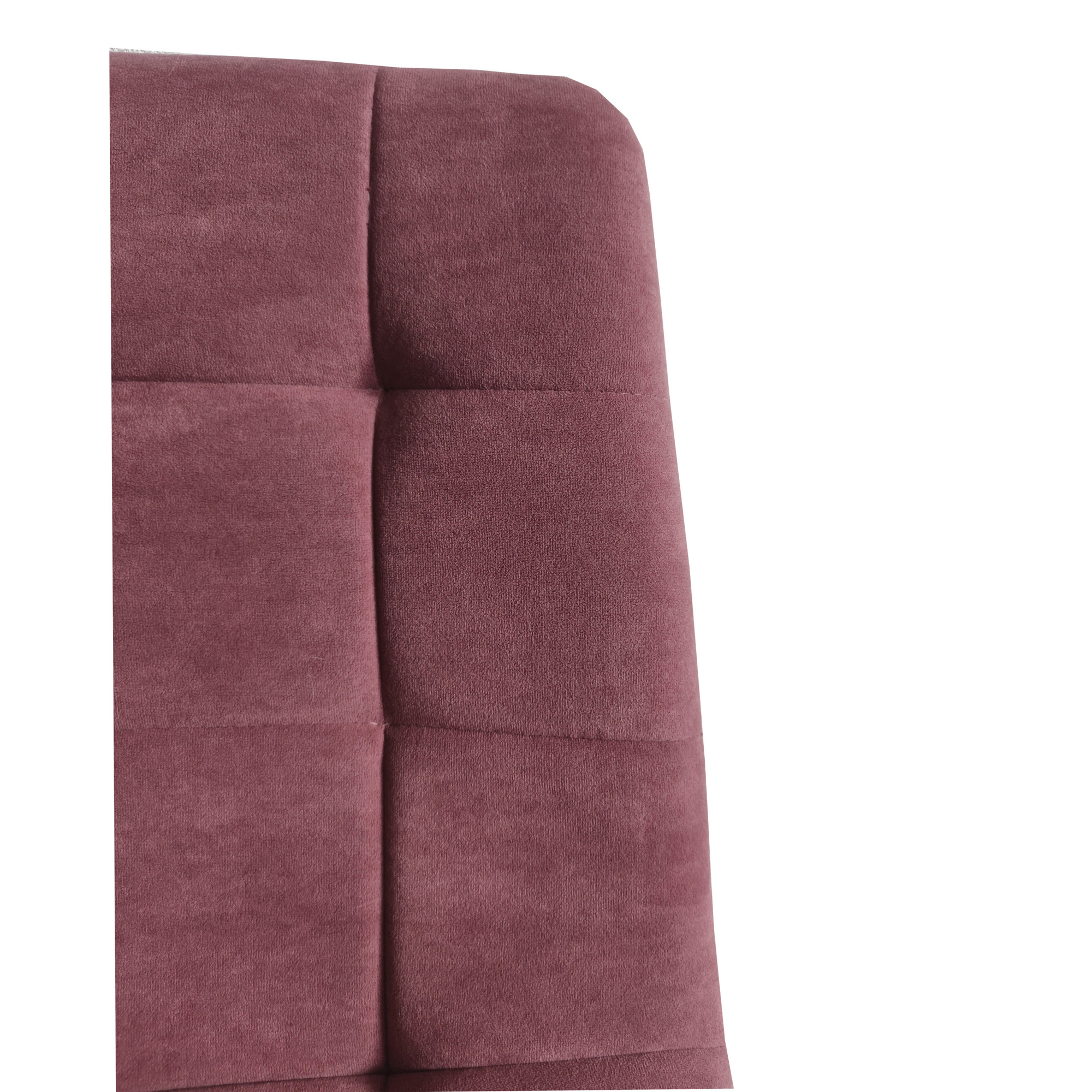 Стул полубарный с белыми ножками мягкий красный (арт 23925) - Фото 1