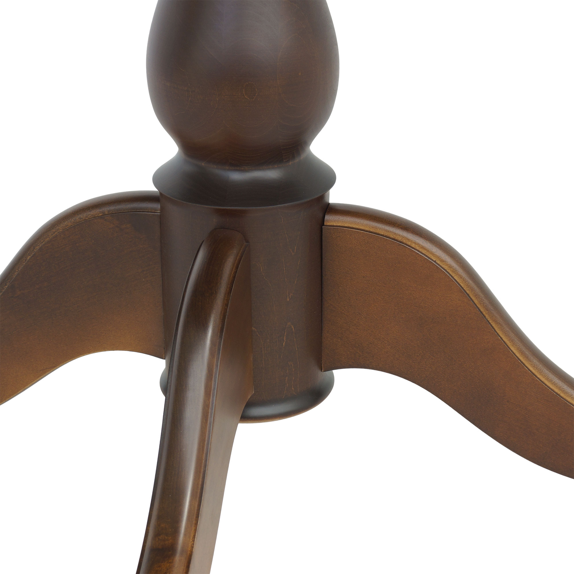 Кухонный стол раздвижной деревянный на одной ножке классика (арт 10280) - Фото 1