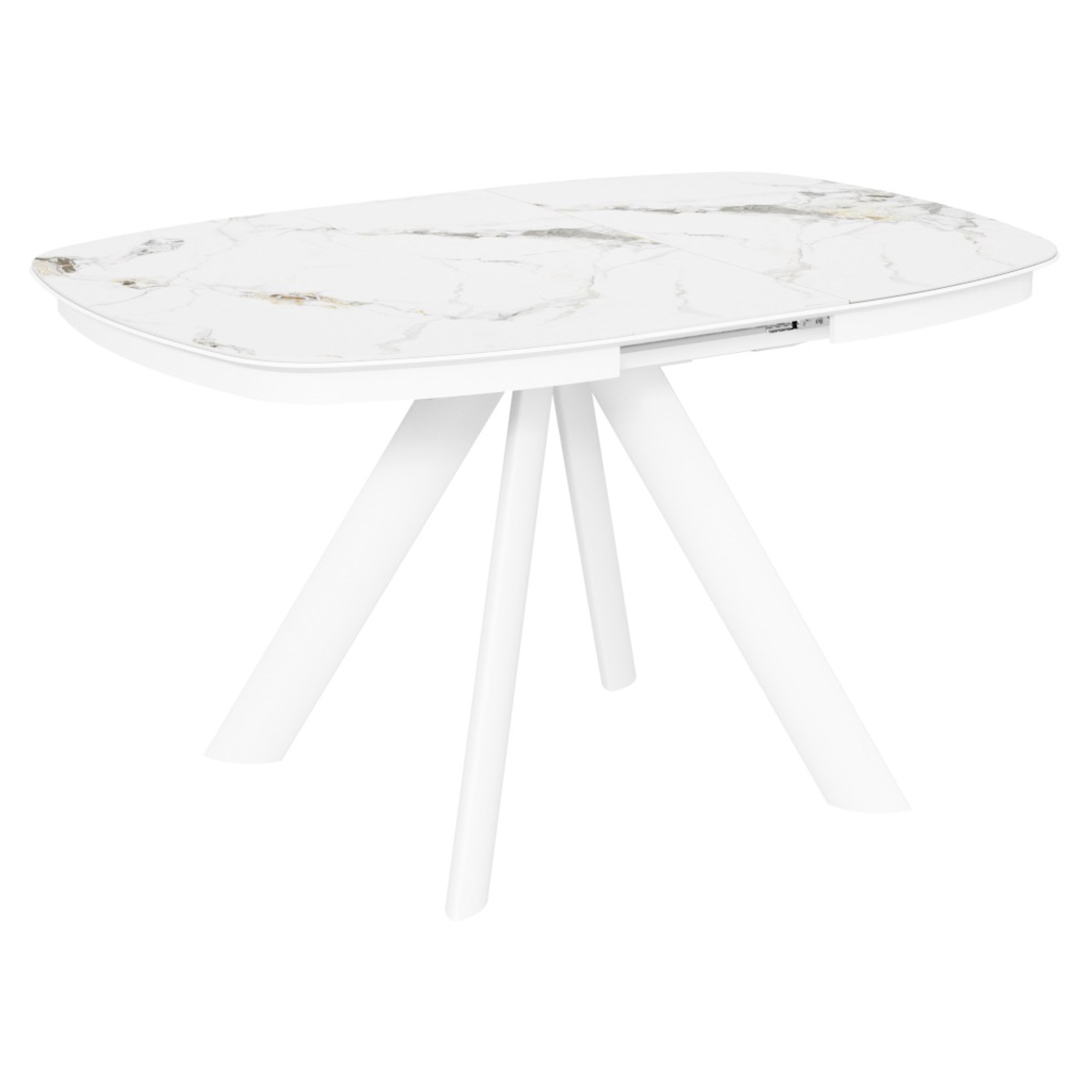 Стол раскладной овальный керамический современный (арт 35214) - Фото 1