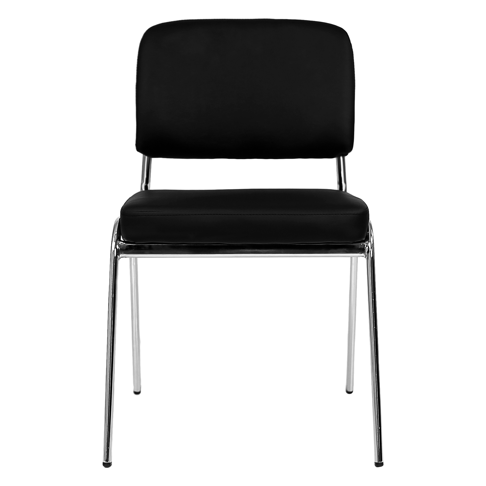 Стул на металлическом каркасе хромированный (арт 31585) - Фото 1