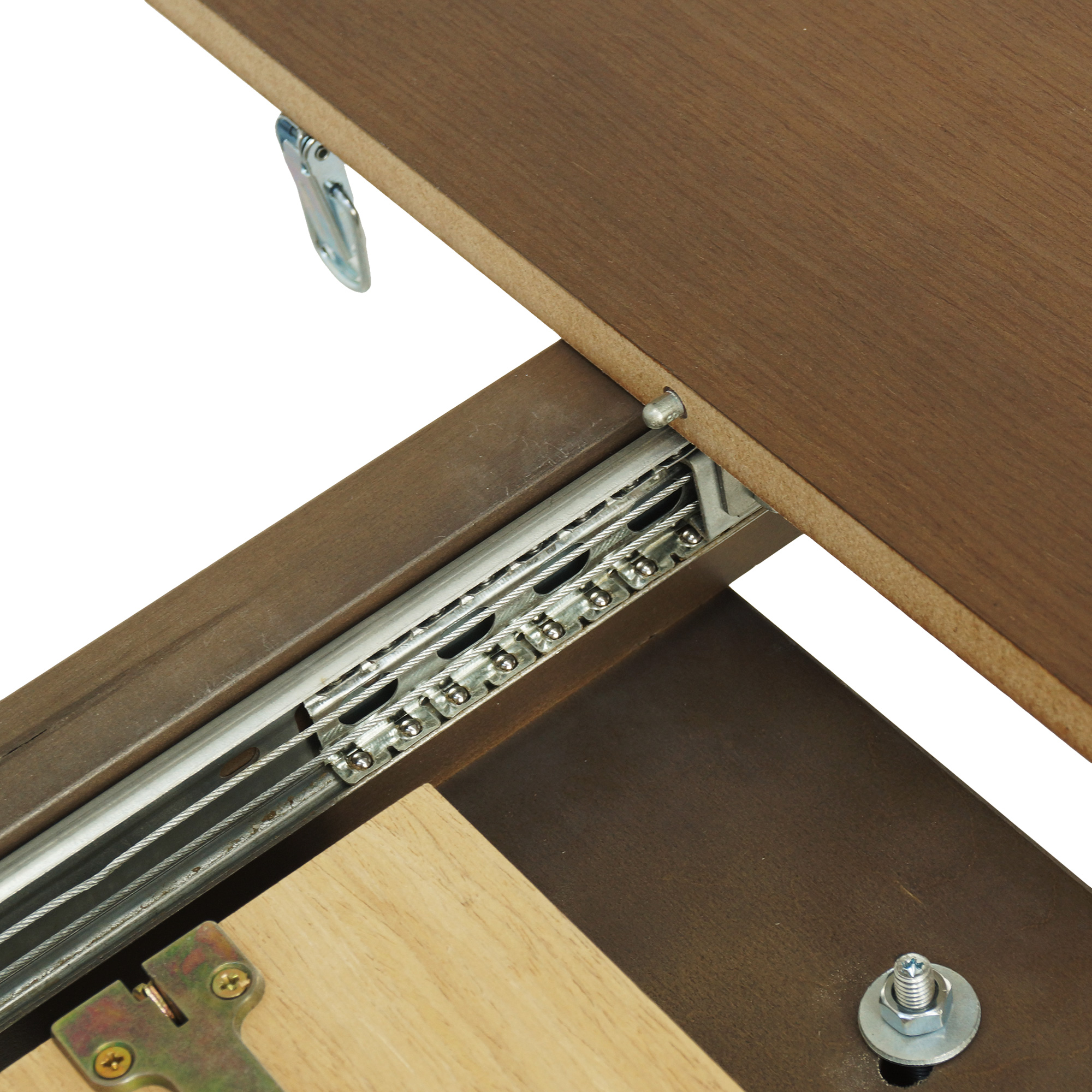 Обеденный стол раскладной круглый D-120(+35) см классический (арт 29128) - Фото 1