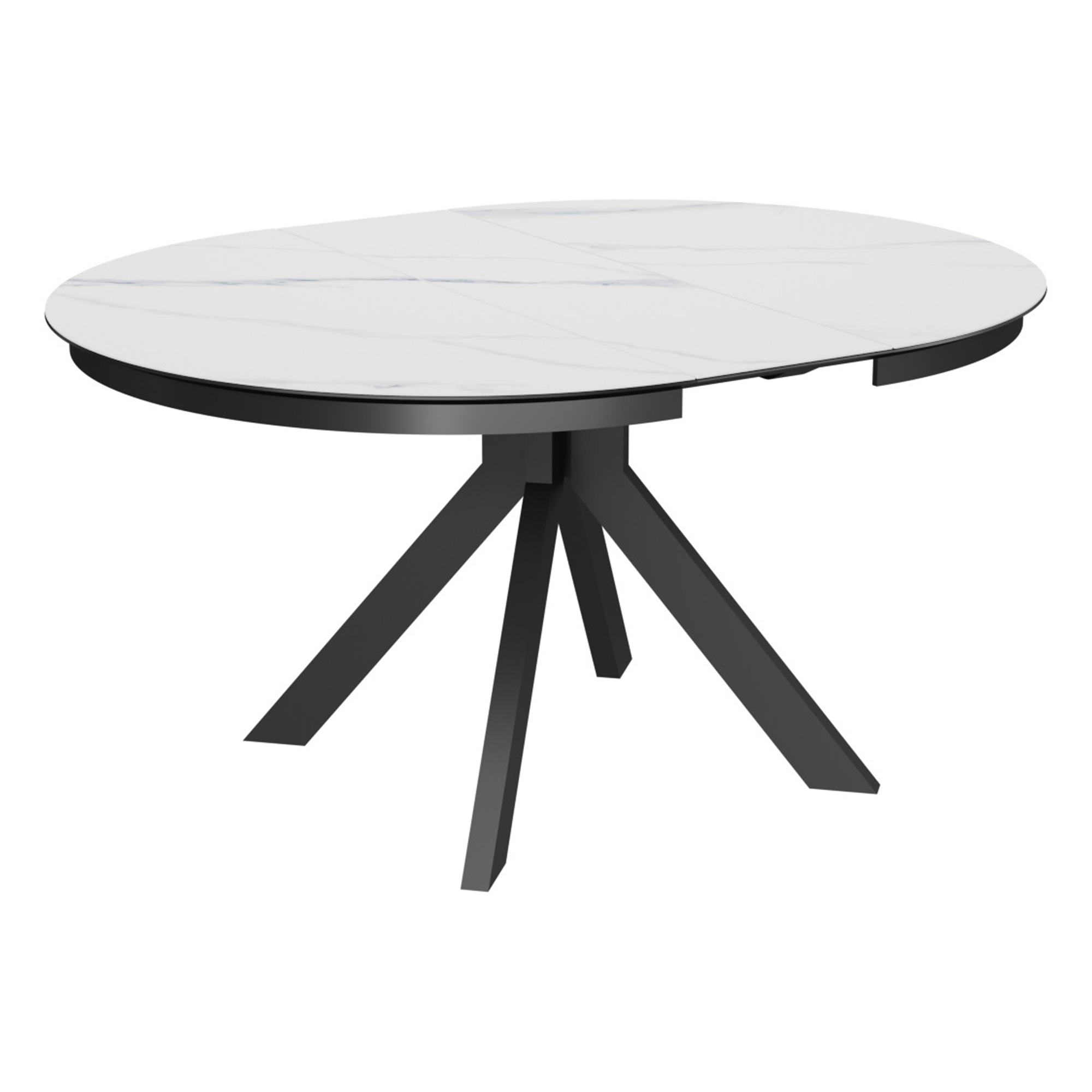 Стол раскладной круглый керамический (арт 32693) - Фото 1