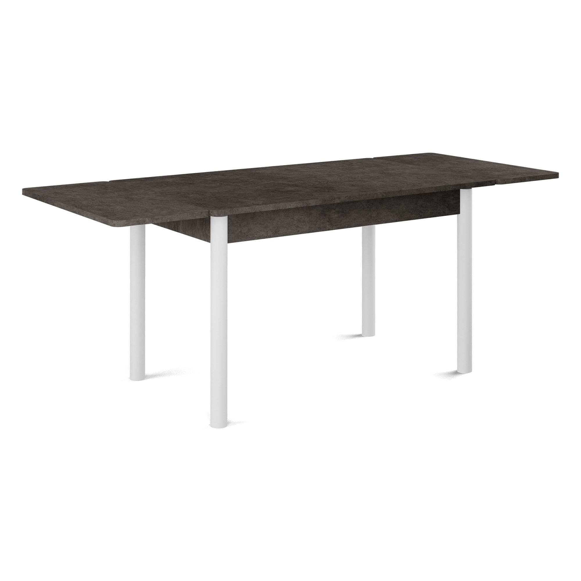 Стол раздвижной под мрамор 110 см современный (арт 34402) - Фото 1