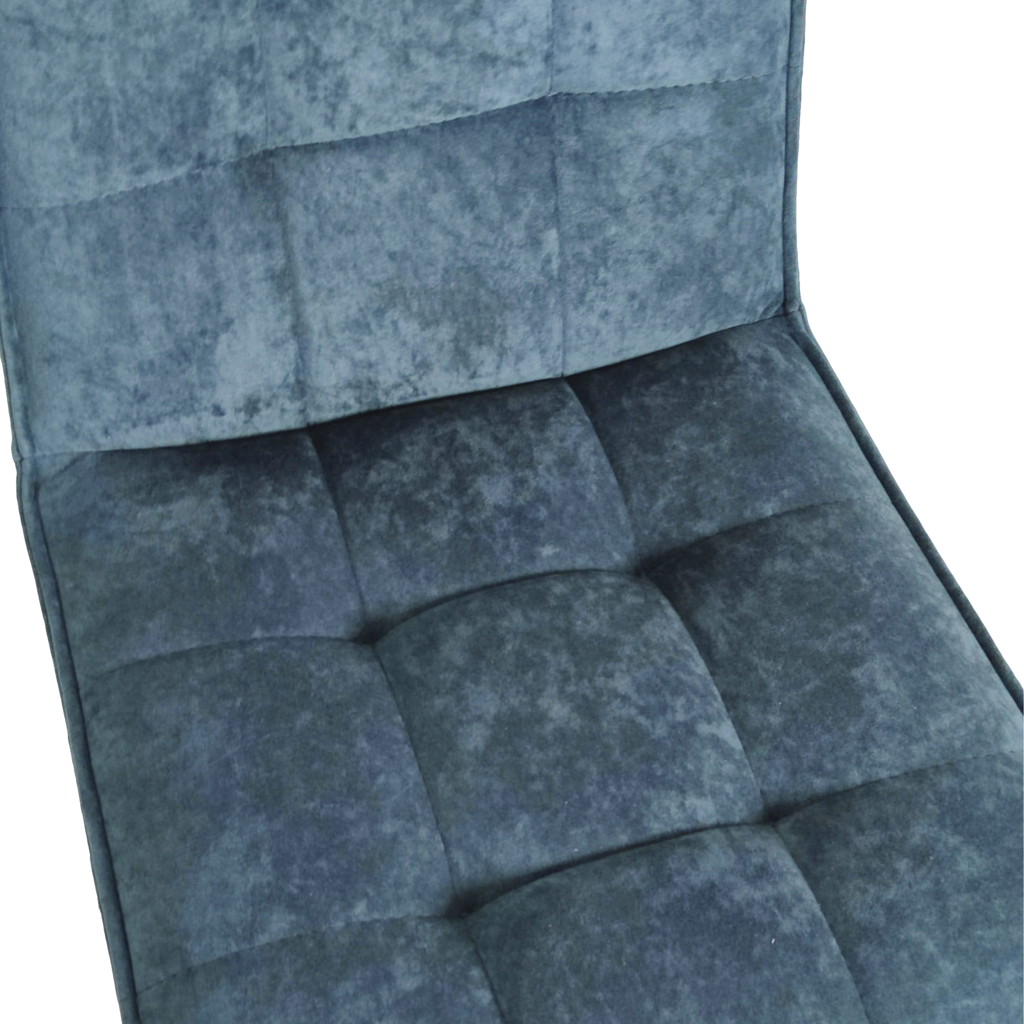 Стул на металлокаркасе голубой (арт 28818) - Фото 1