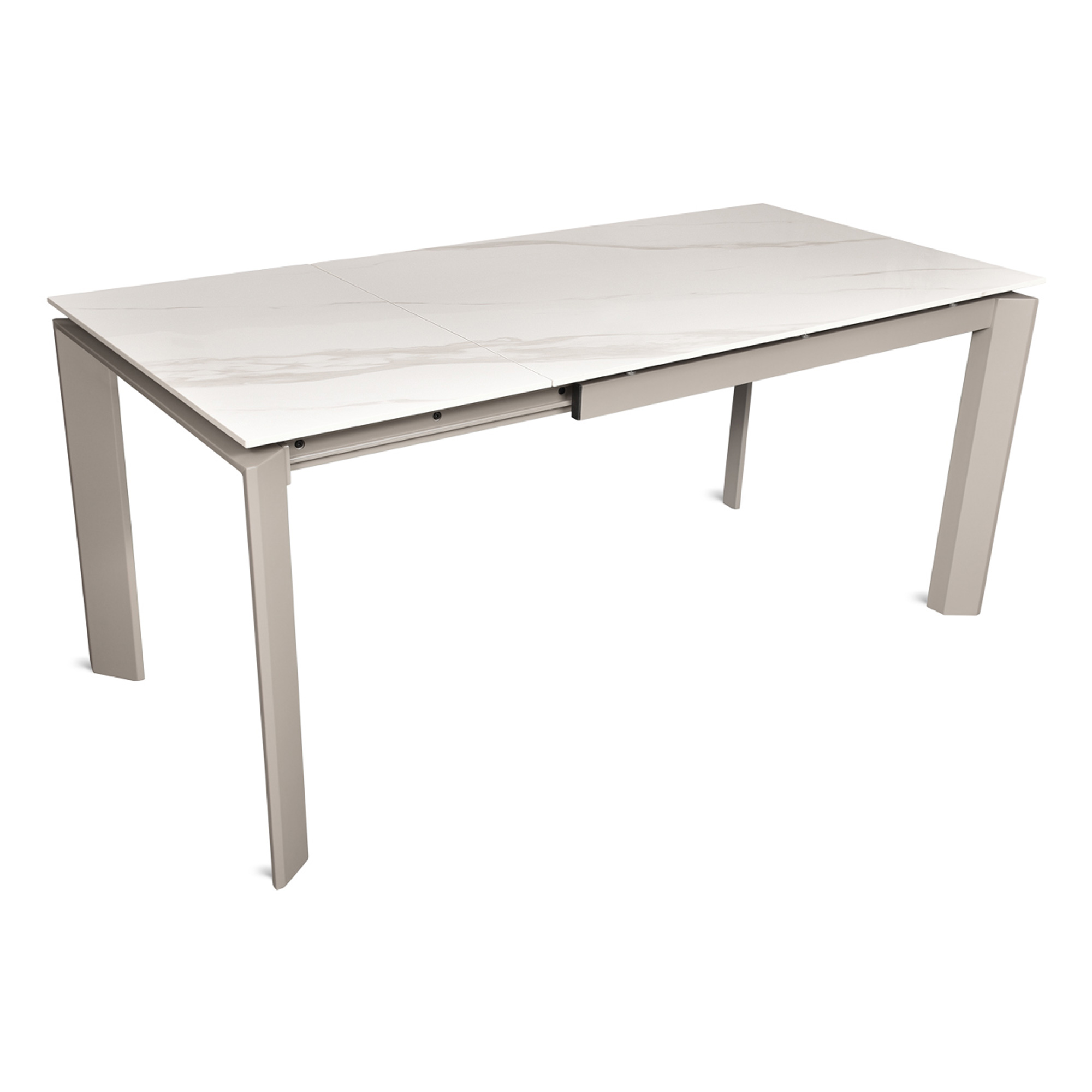 Стол с покрытием из керамики бежевый (арт 29681) - Фото 1