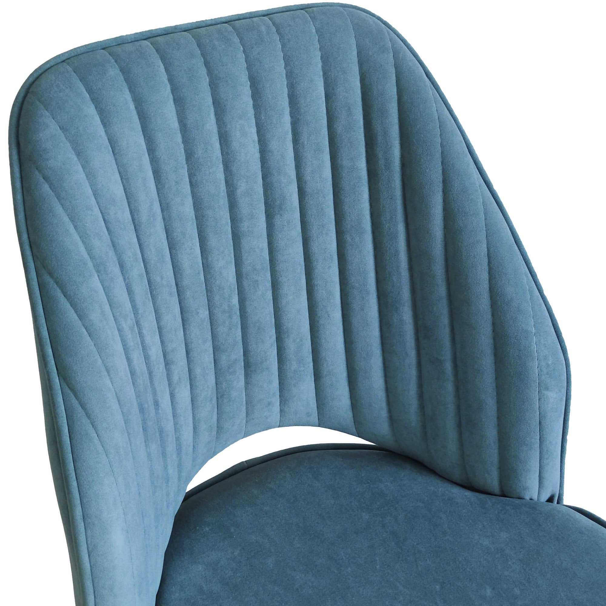 Стул кухонный из велюра современный (арт 31958) - Фото 1