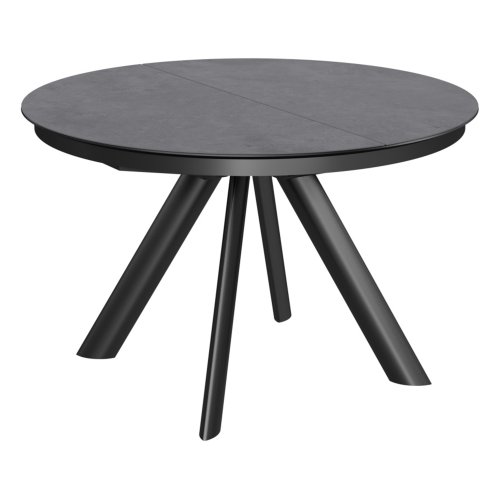 Стол раскладной круглый с керамической столешницей (арт 32710) - Фото 2