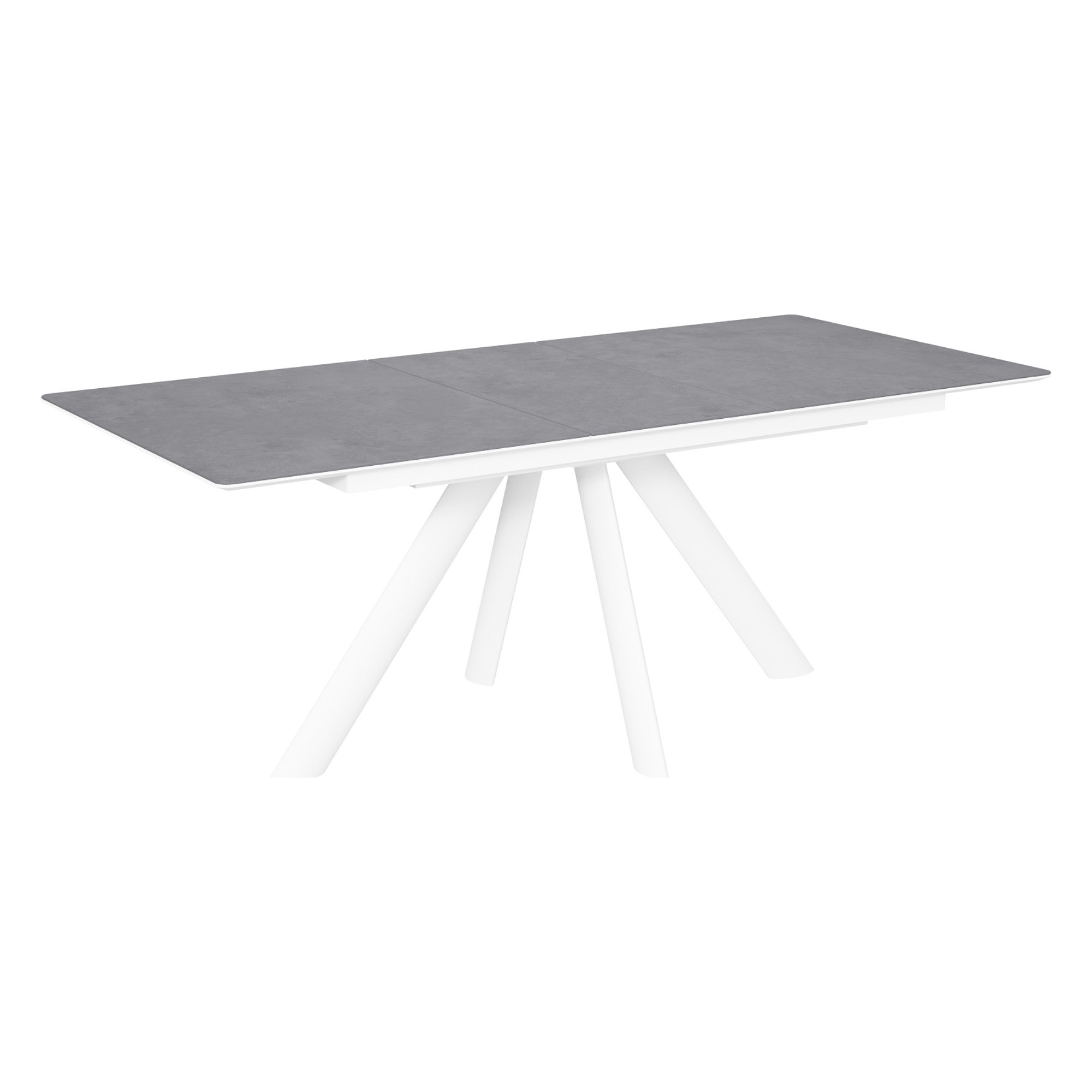 Стол обеденный раздвижной из керамогранита 140 см (арт 34716) - Фото 1