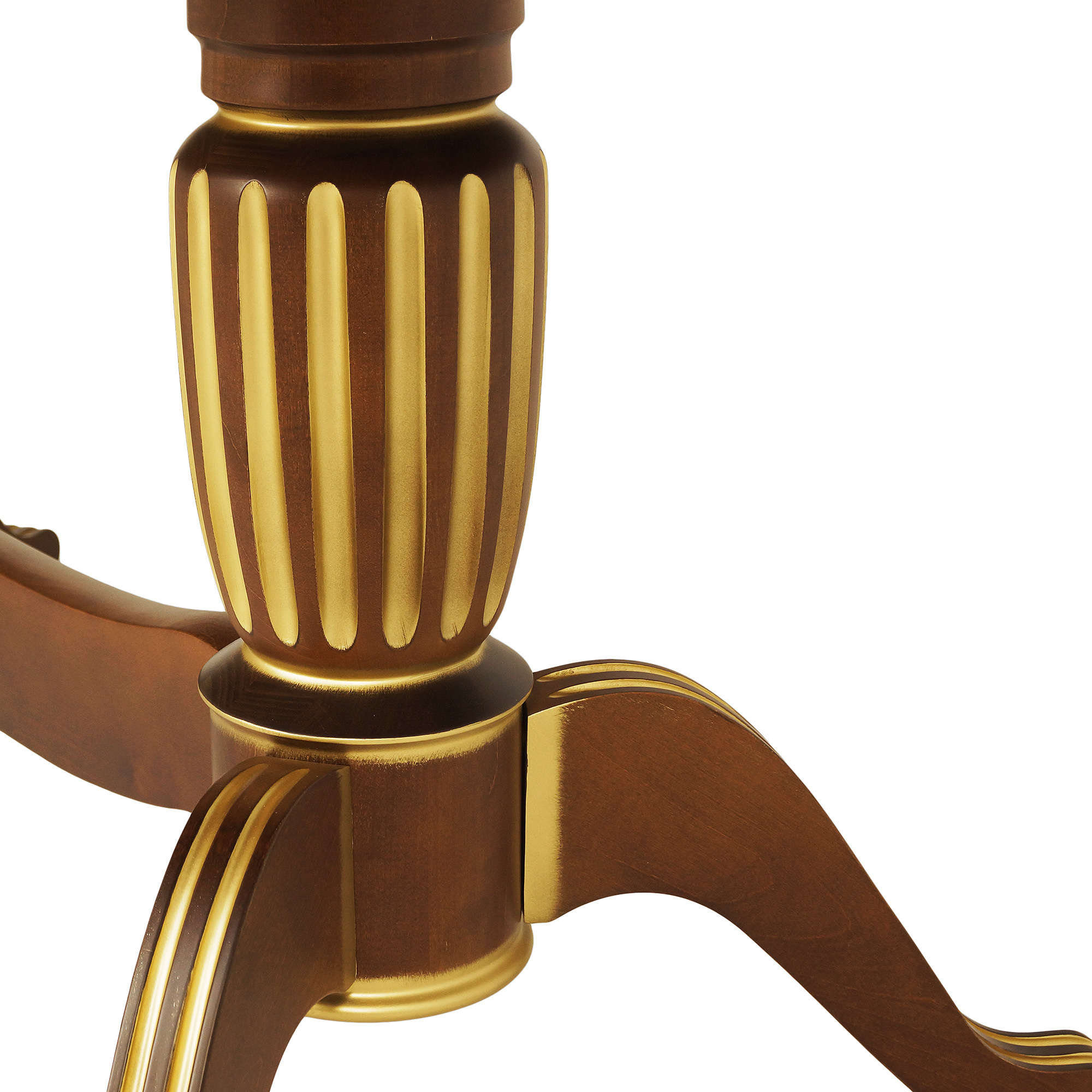 Стол кухонный раздвижной овальный в классическом стиле (арт 4882) - Фото 1