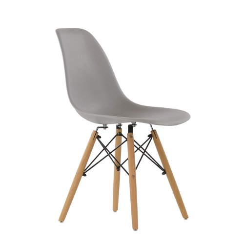 Стул дизайнерский деревянный серый eames (арт 2332) - Фото 2