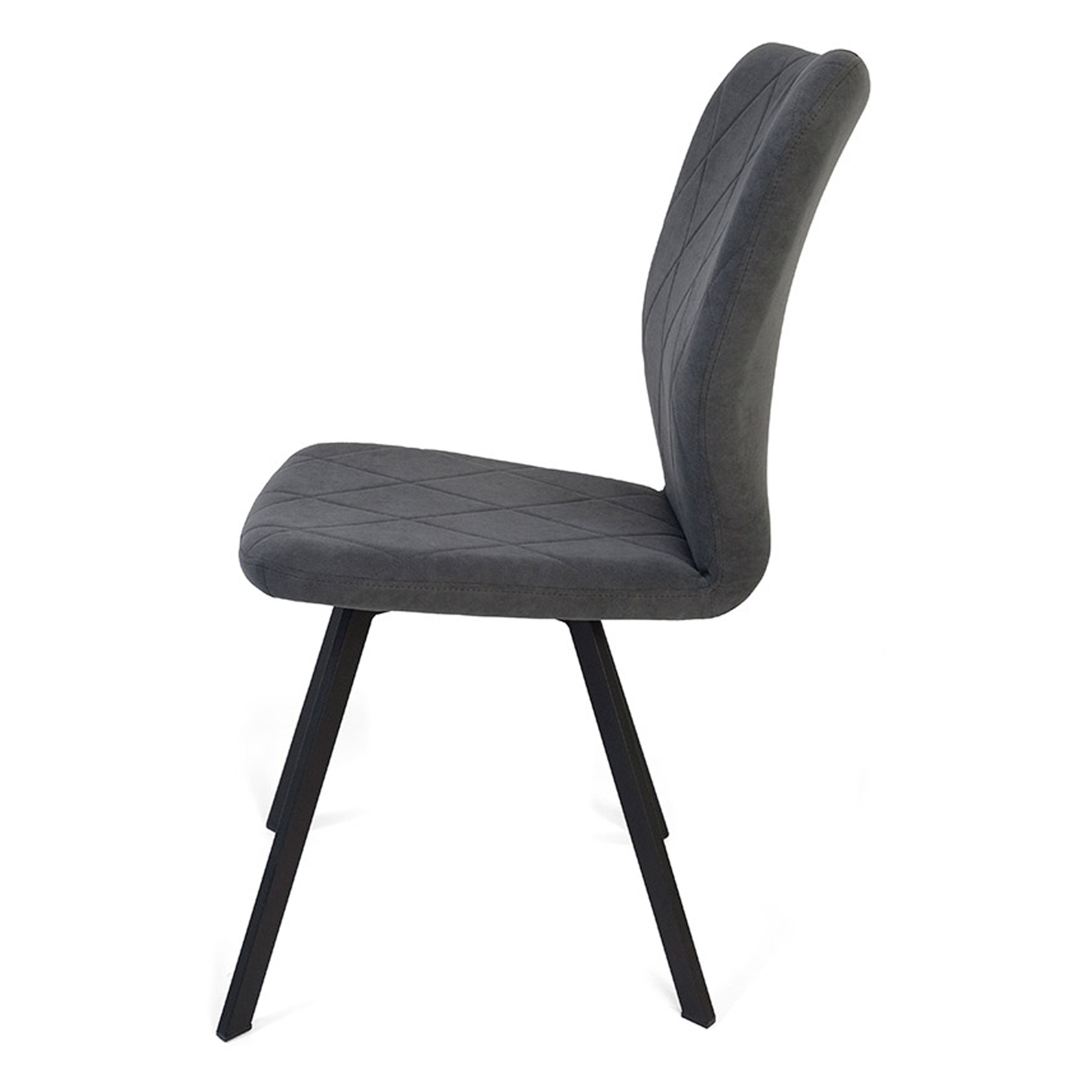 Стул мягкий коричневый из велюра (арт 23638) - Фото 1