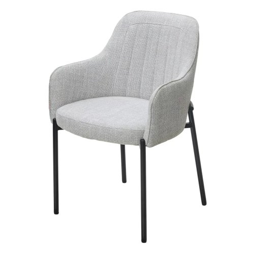 Стул на металлическом каркасе мягкий с подлокотниками (арт 33606) - Фото 2