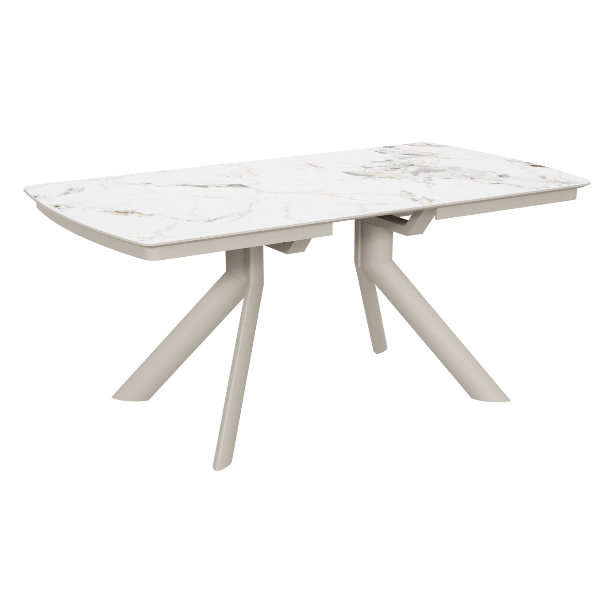 Стол обеденный керамический на одной ножке 130 см (арт 34258) - Фото 1