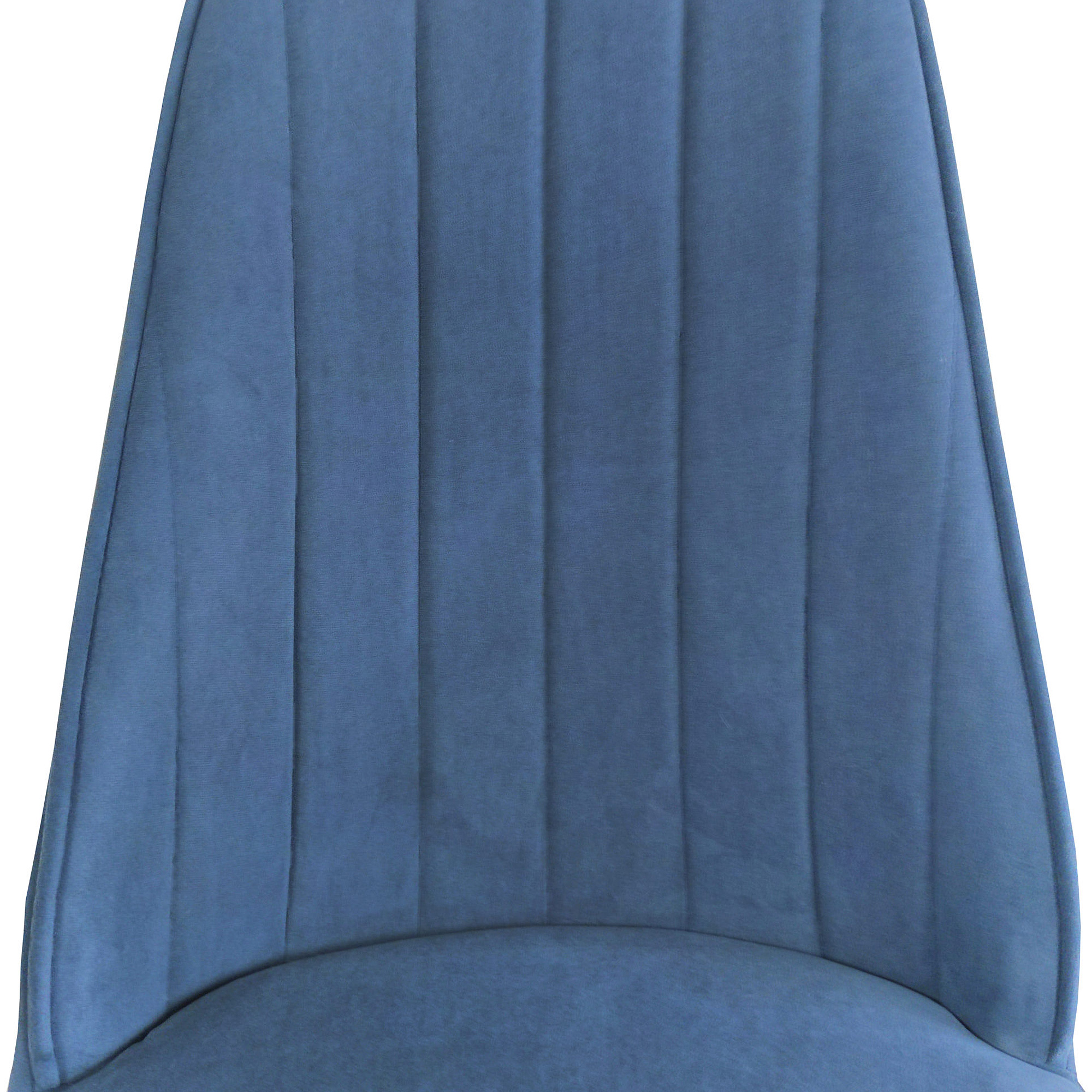 Стул на металлокаркасе с мягким сидением синий (арт 14922) - Фото 1