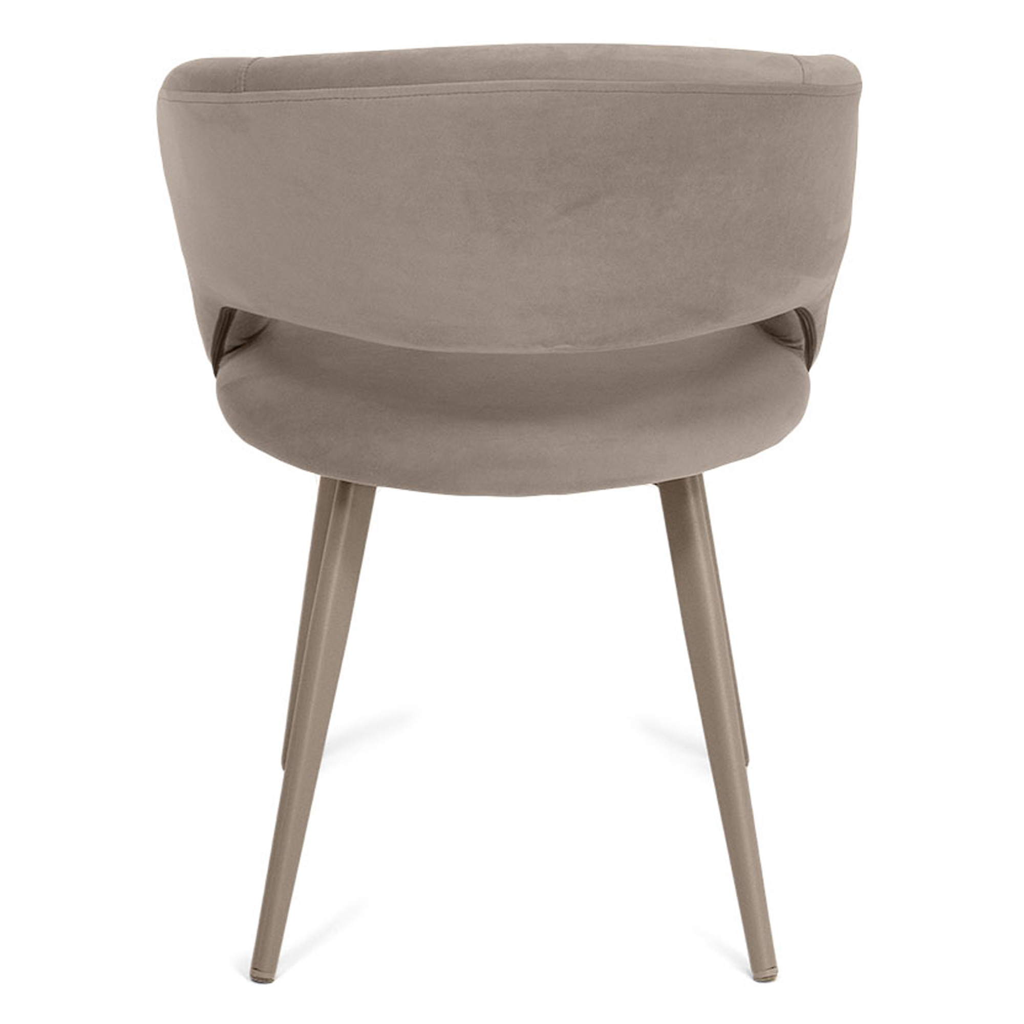 Стул мягкий слоновая кость велюровый (арт 33605) - Фото 1