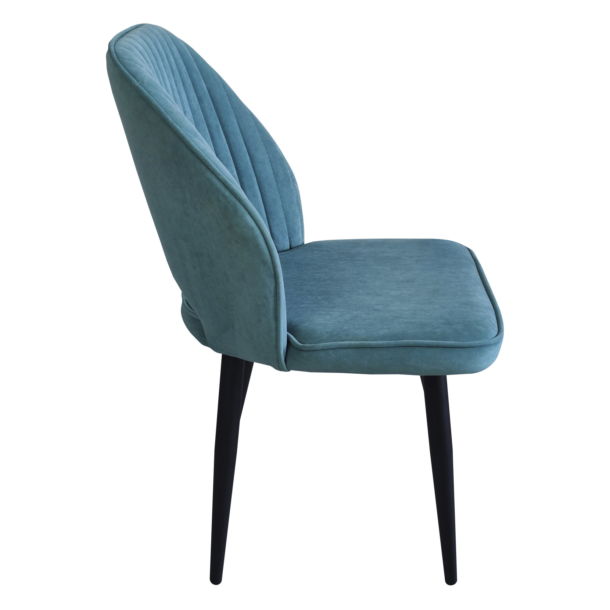 Стул кухонный из велюра современный (арт 31958) - Фото 1