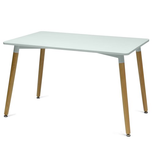 Стол для кухни прямоугольный белый (арт 2062) - Фото 2