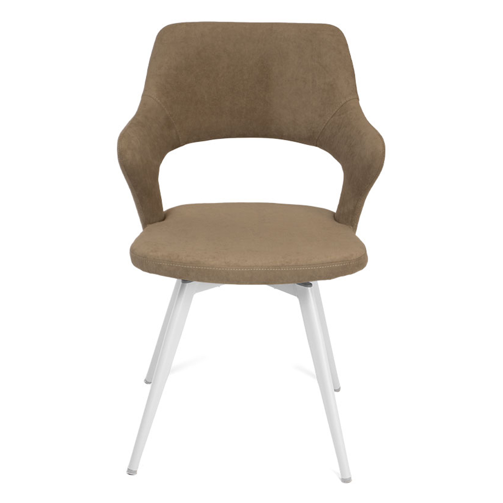 Стул обеденный на металлокаркасе из велюра (арт 33594) - Фото 1