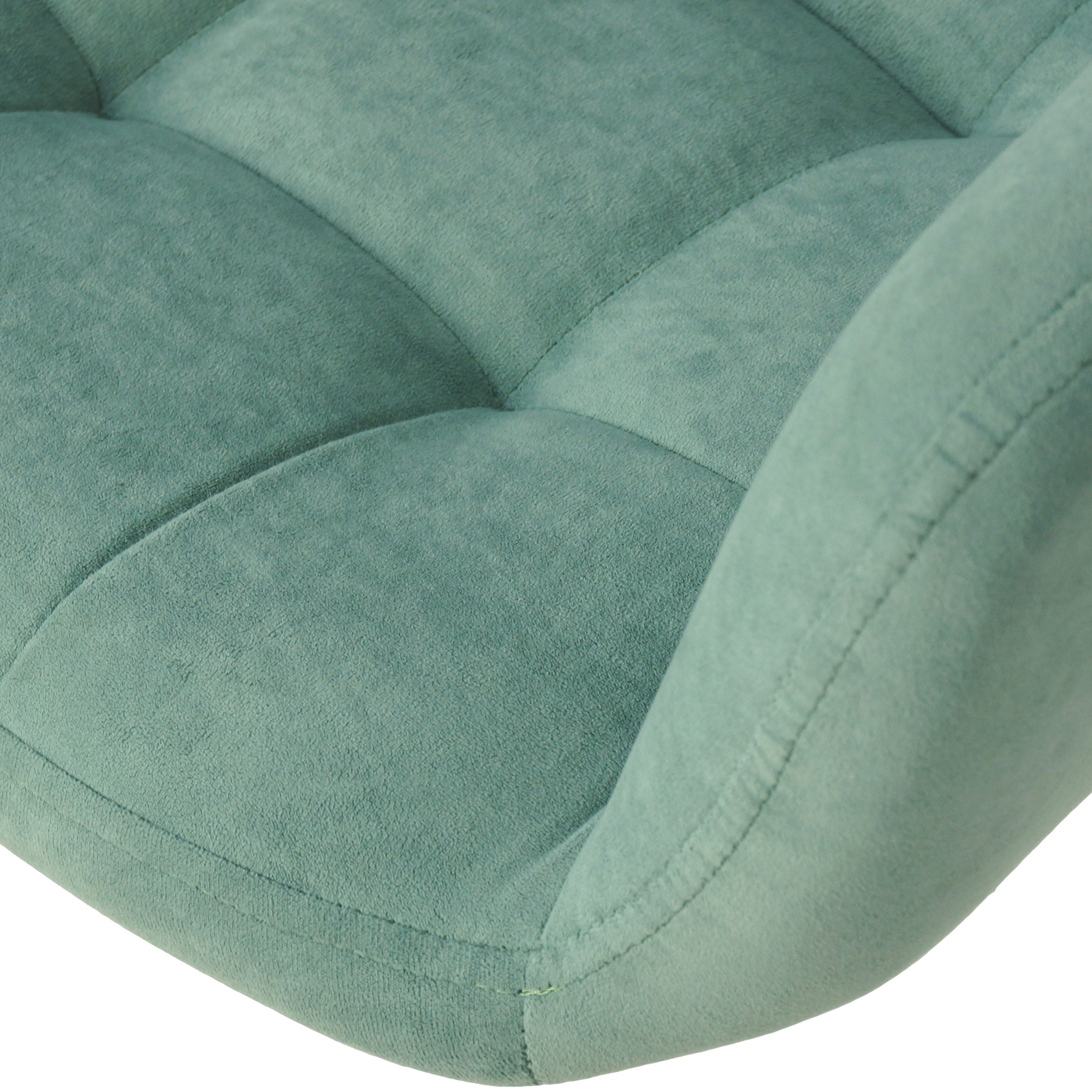 Полукресло на металлокаркасе мягкое голубой (арт 24443) - Фото 1