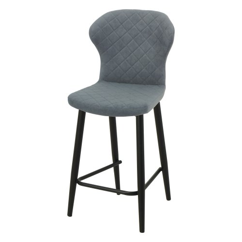 Стул для кухни с мягким сидением серый в современном стиле (арт 32898) - Фото 2