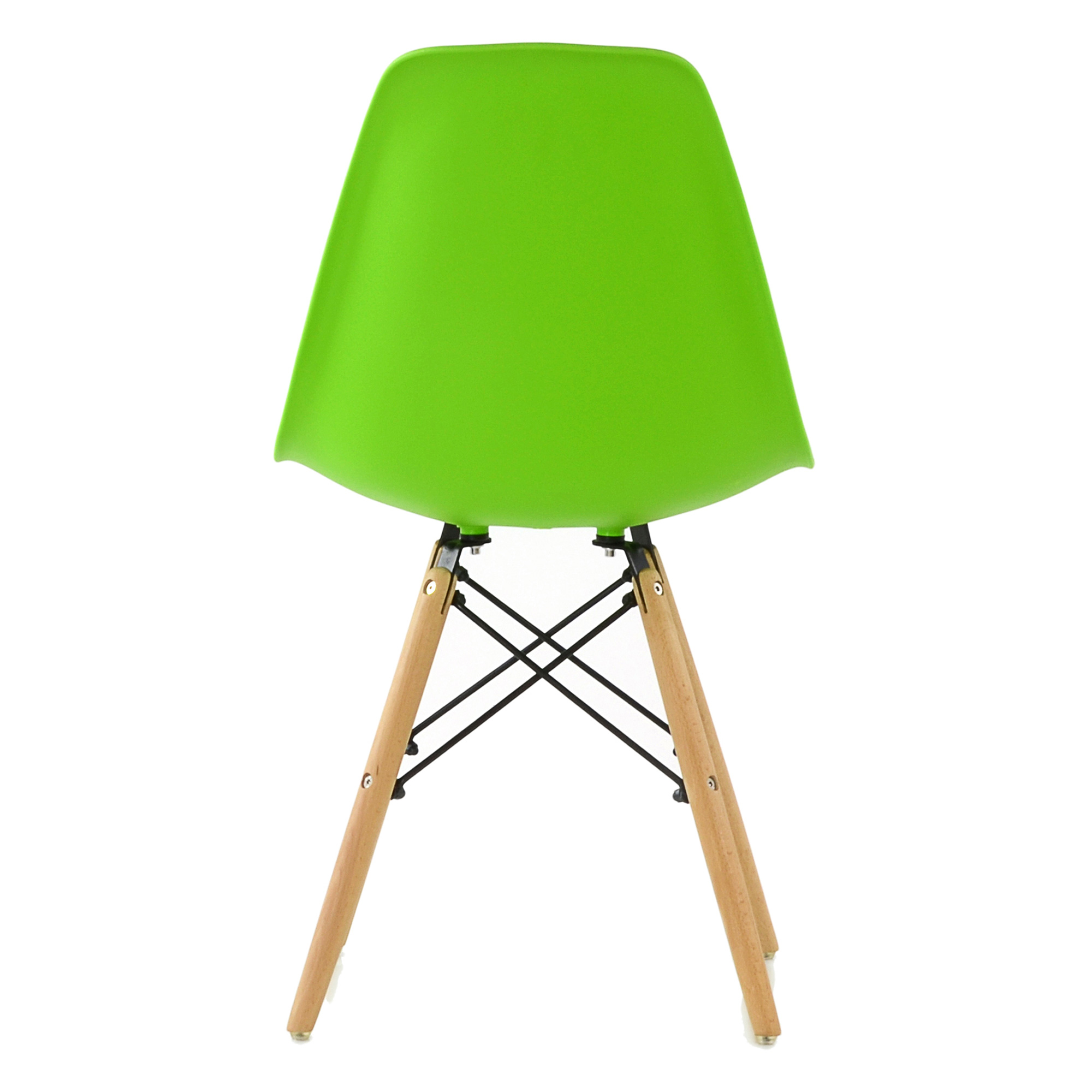 Стул для кухни дизайнерский зеленый eames (арт 10868) - Фото 1