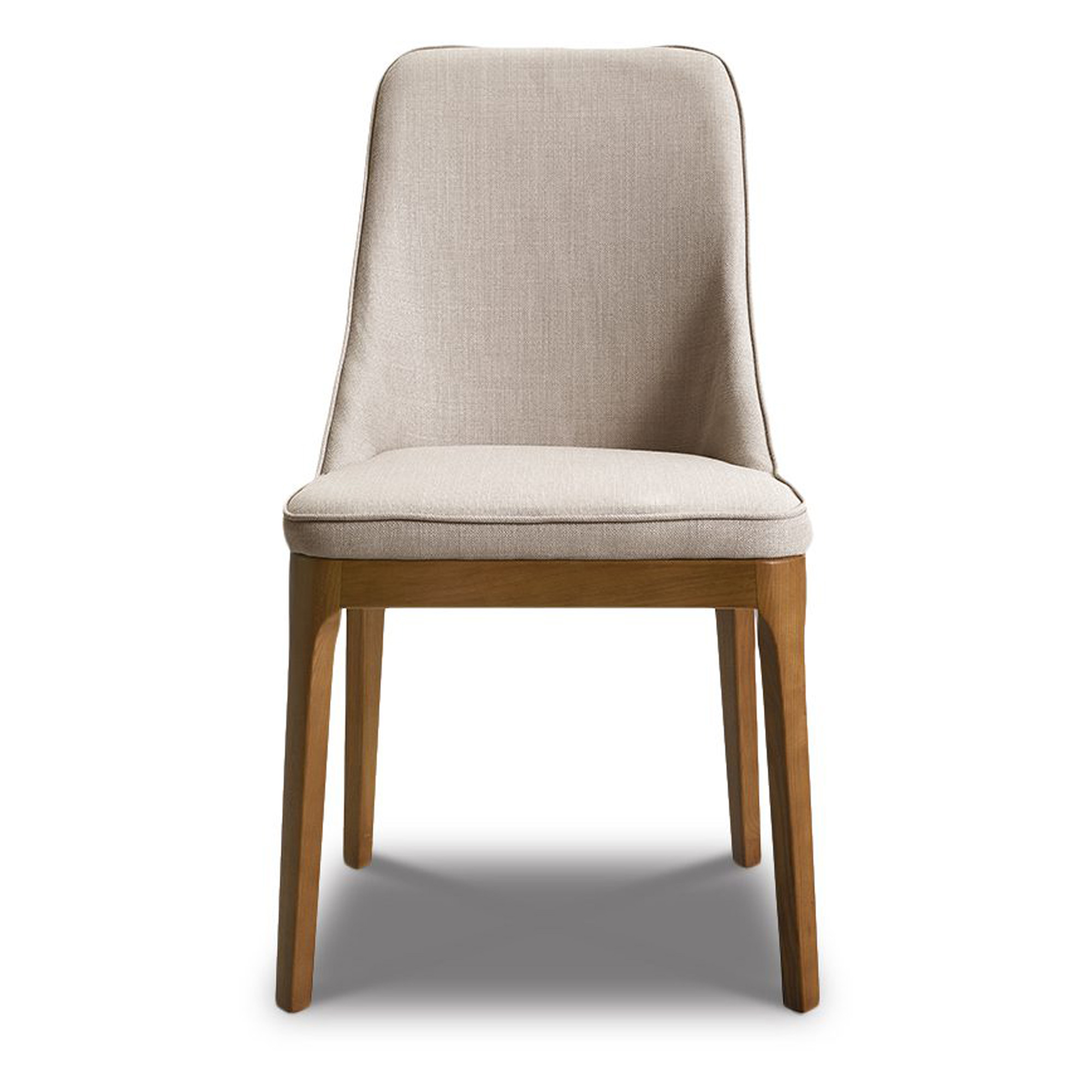 Стул кухонный дизайнерский мягкий кремовый (арт 28607) - Фото 1