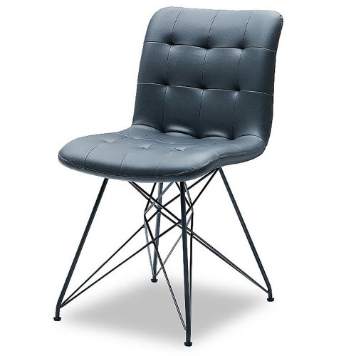 Стул для кухни дизайнерский серый (арт 31479) - Фото 2