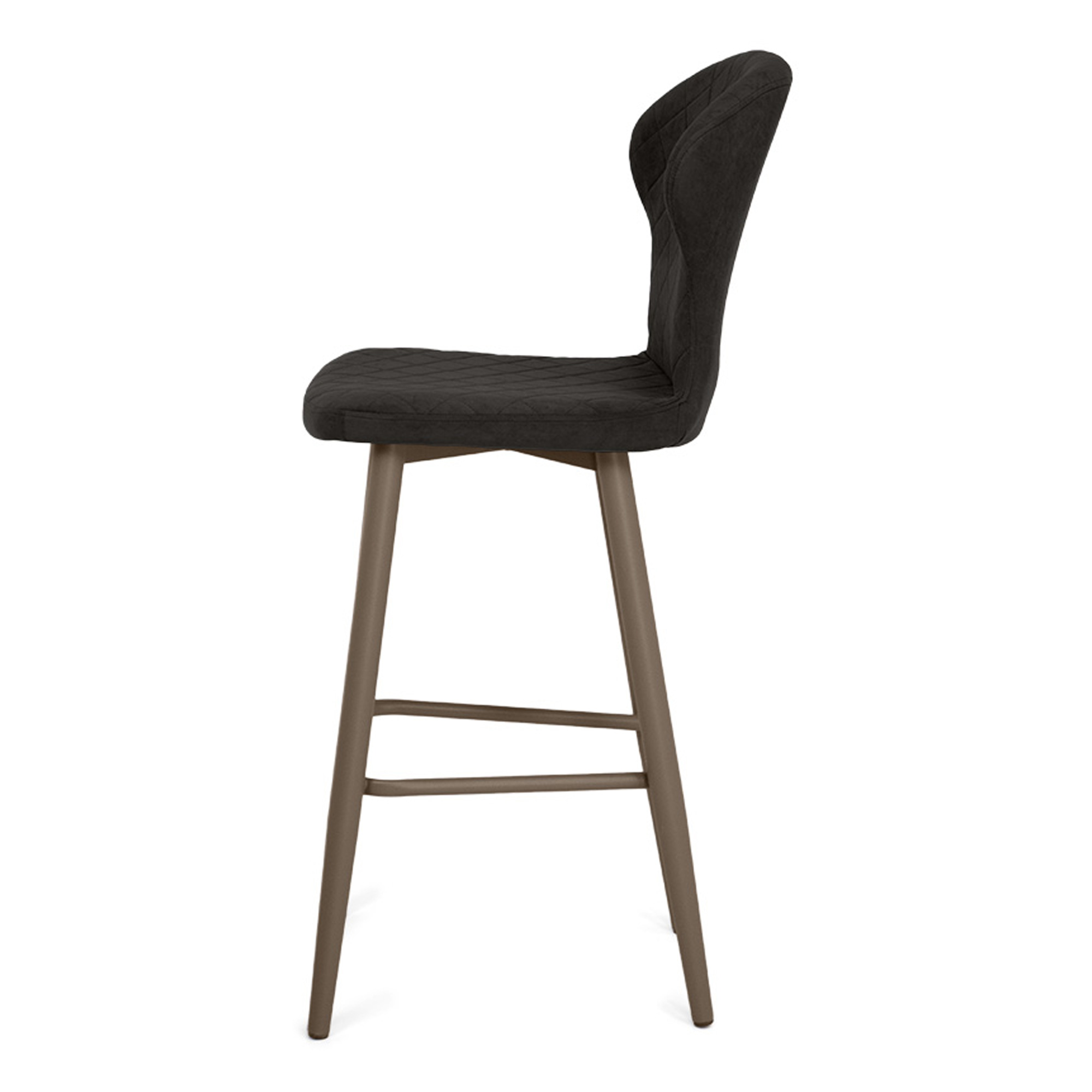 Барный стул с обивкой из велюра (арт 34150) - Фото 1