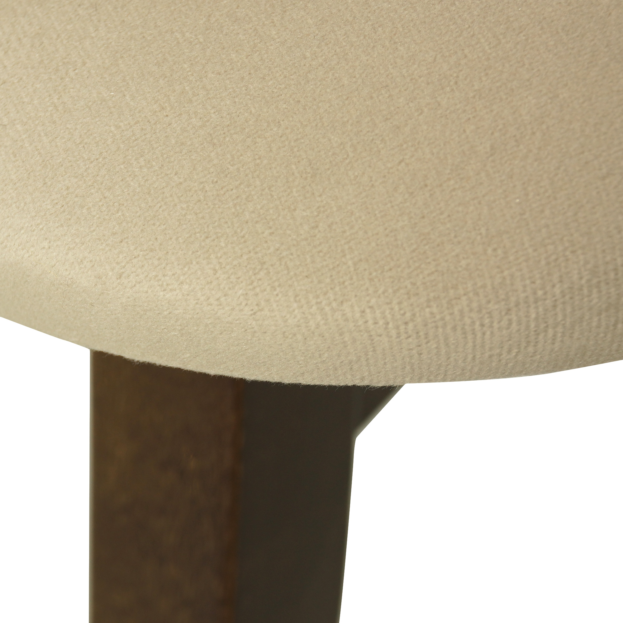 Стул кухонный деревянный мягкий бежевый (арт 18026) - Фото 1