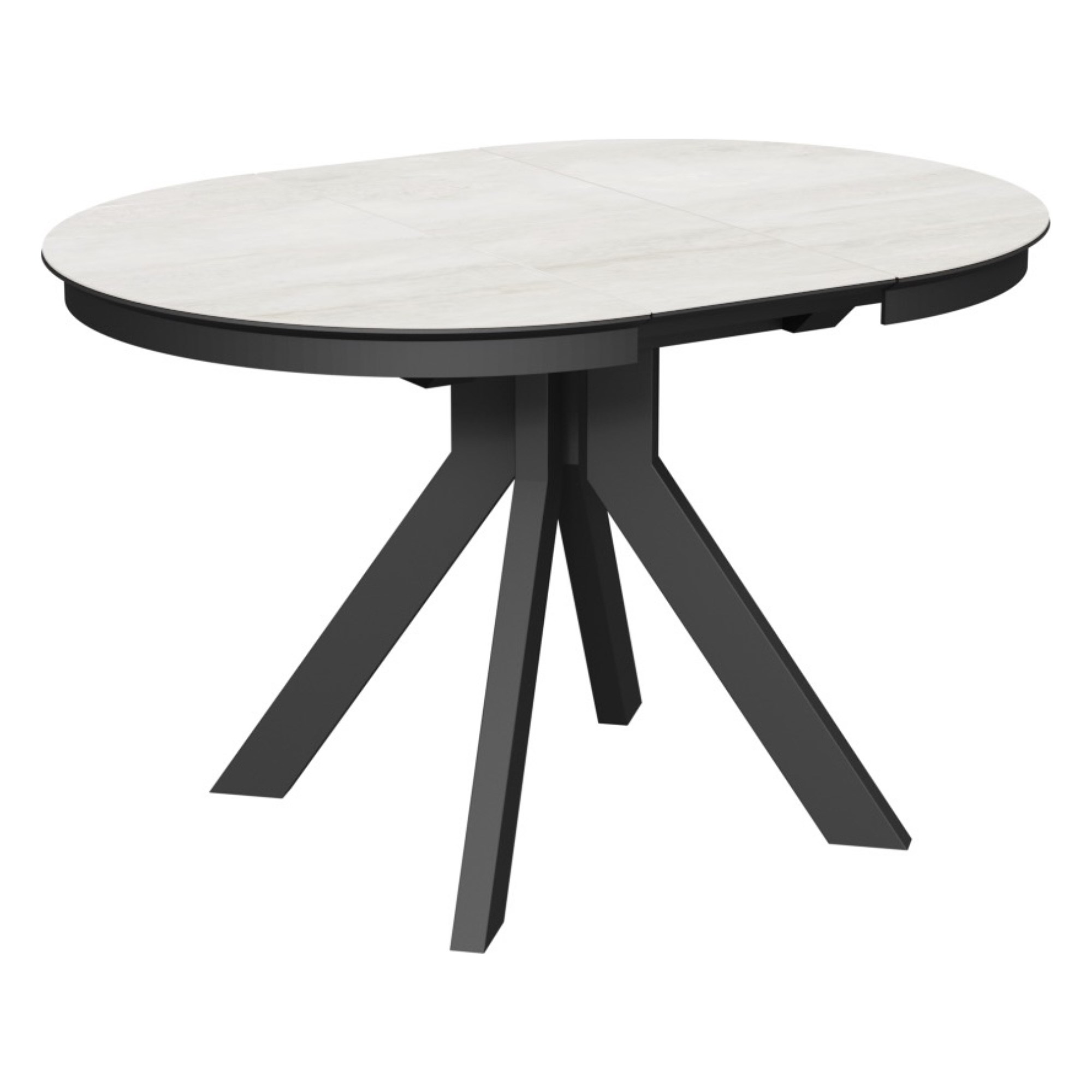 Обеденный стол круглый с керамической столешницей современный (арт 35134) - Фото 1