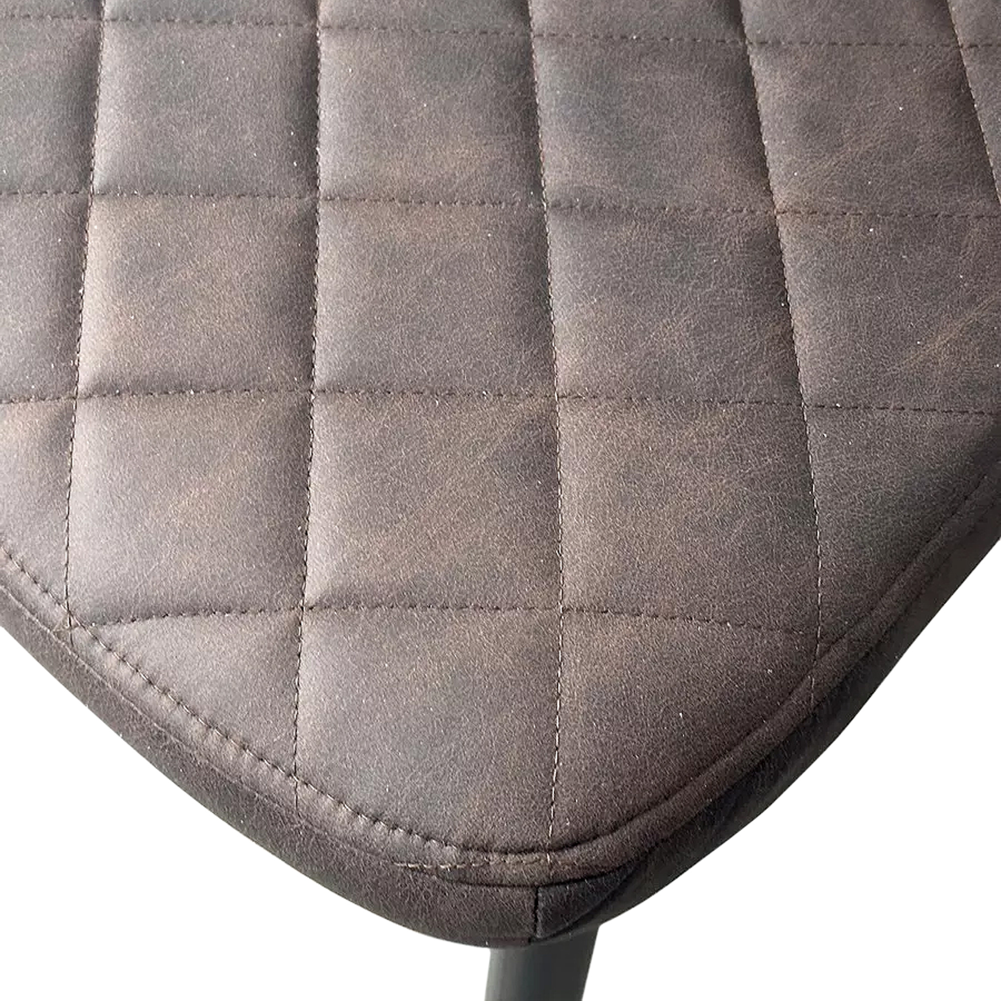 Стул кухонный с мягкой обивкой коричневый (арт 34115) - Фото 1