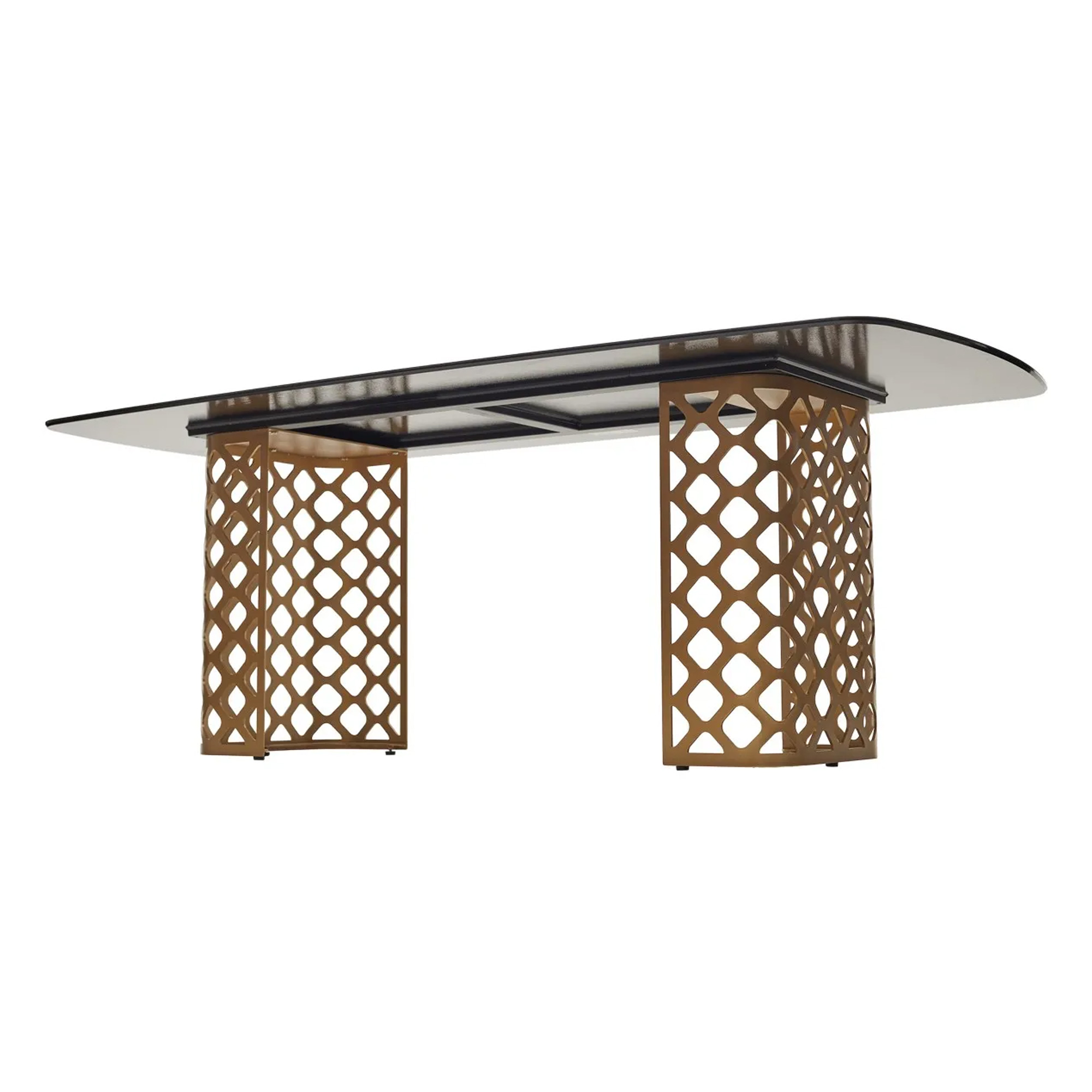 Стол прямоугольный керамический под камень (арт 31780) - Фото 1