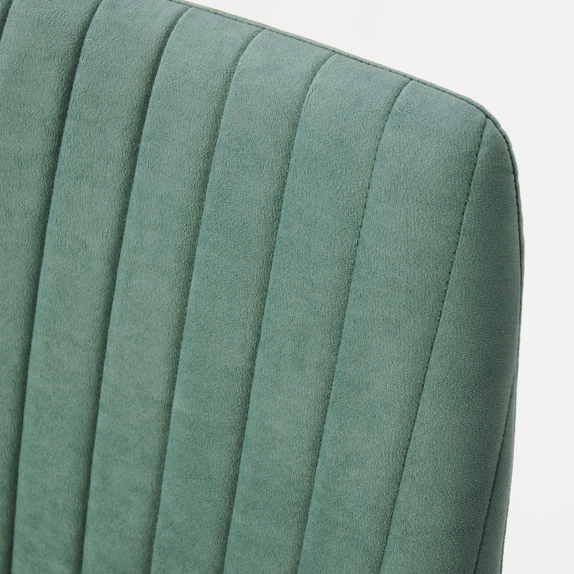 Стул на металлическом каркасе мягкий мятный (арт 22870) - Фото 1