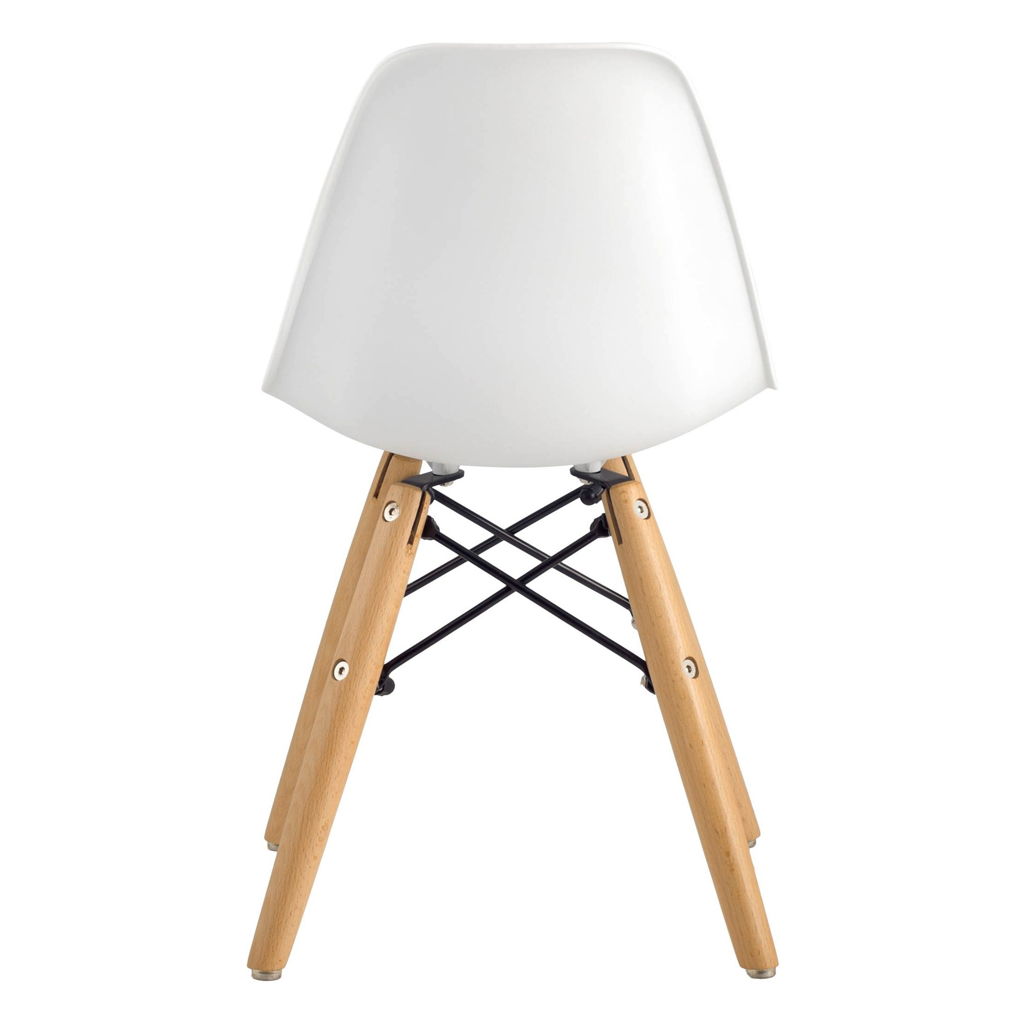 Стул дизайнерский деревянный белый eames (арт 29391) - Фото 1