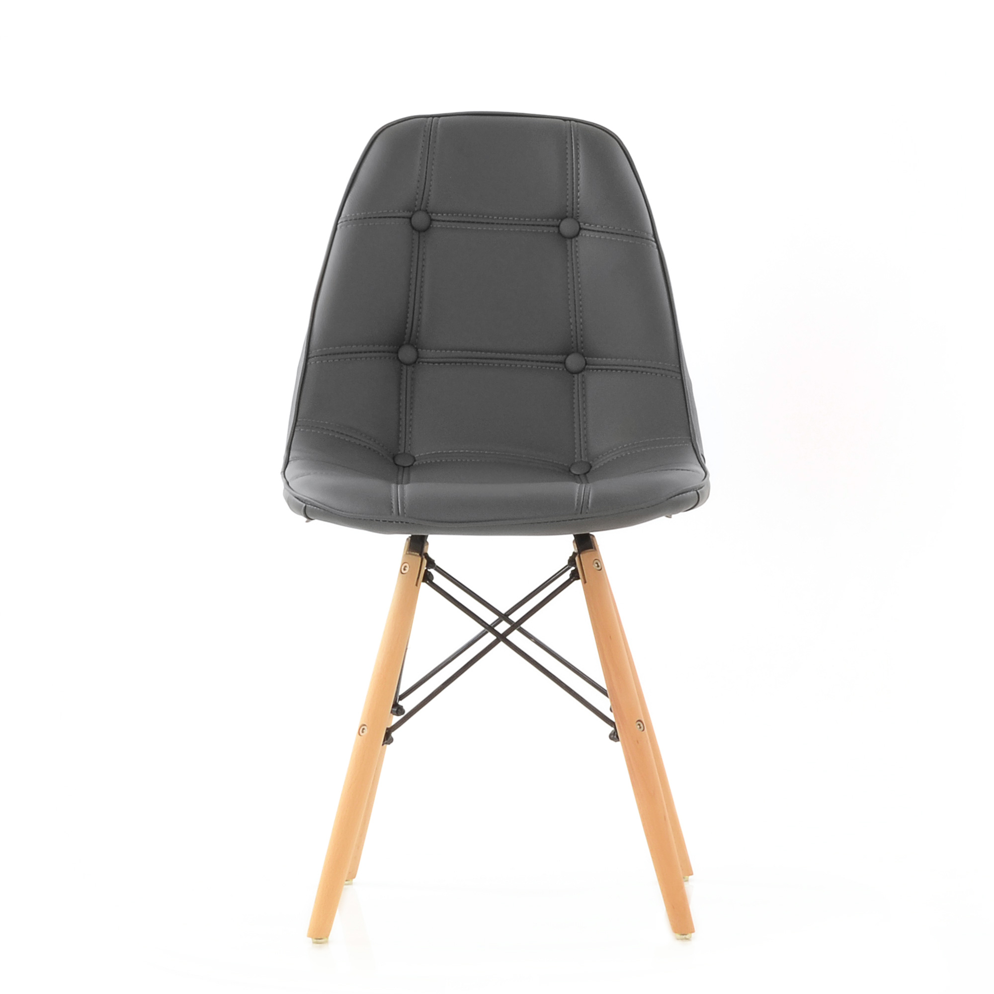 Стул дизайнерский деревянный мягкий eames style (арт 5265) - Фото 1
