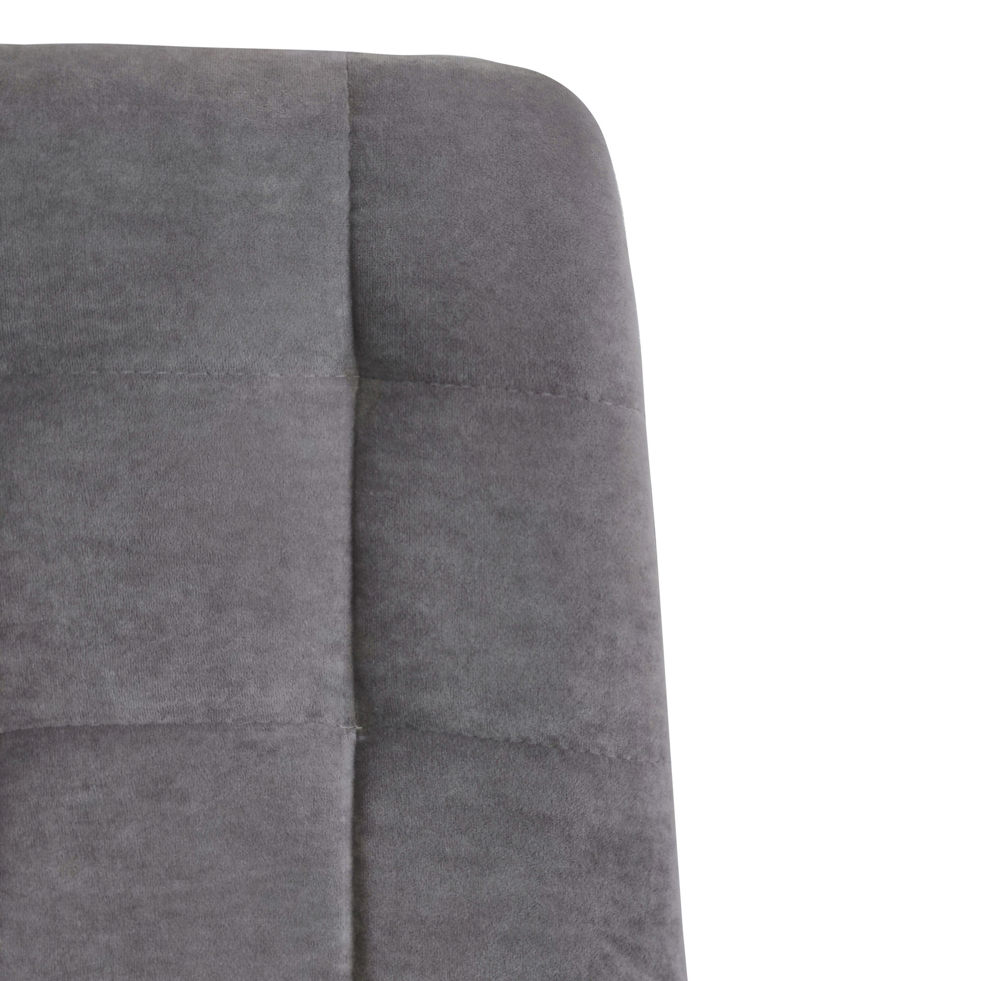 Стул кухонный с белыми ножками мягкий голубой (арт 25051) - Фото 1