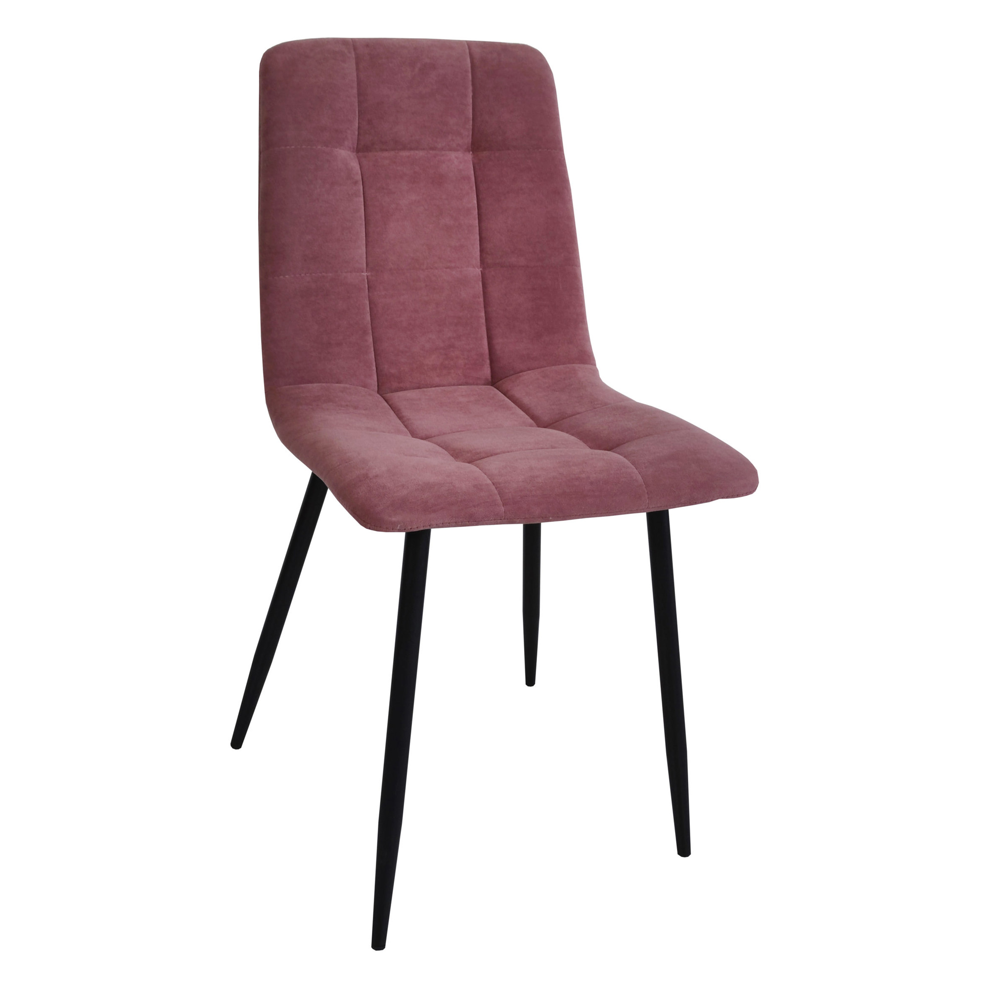 Стул для кухни на металлокаркасе серый современный (арт 25062) - Фото 1