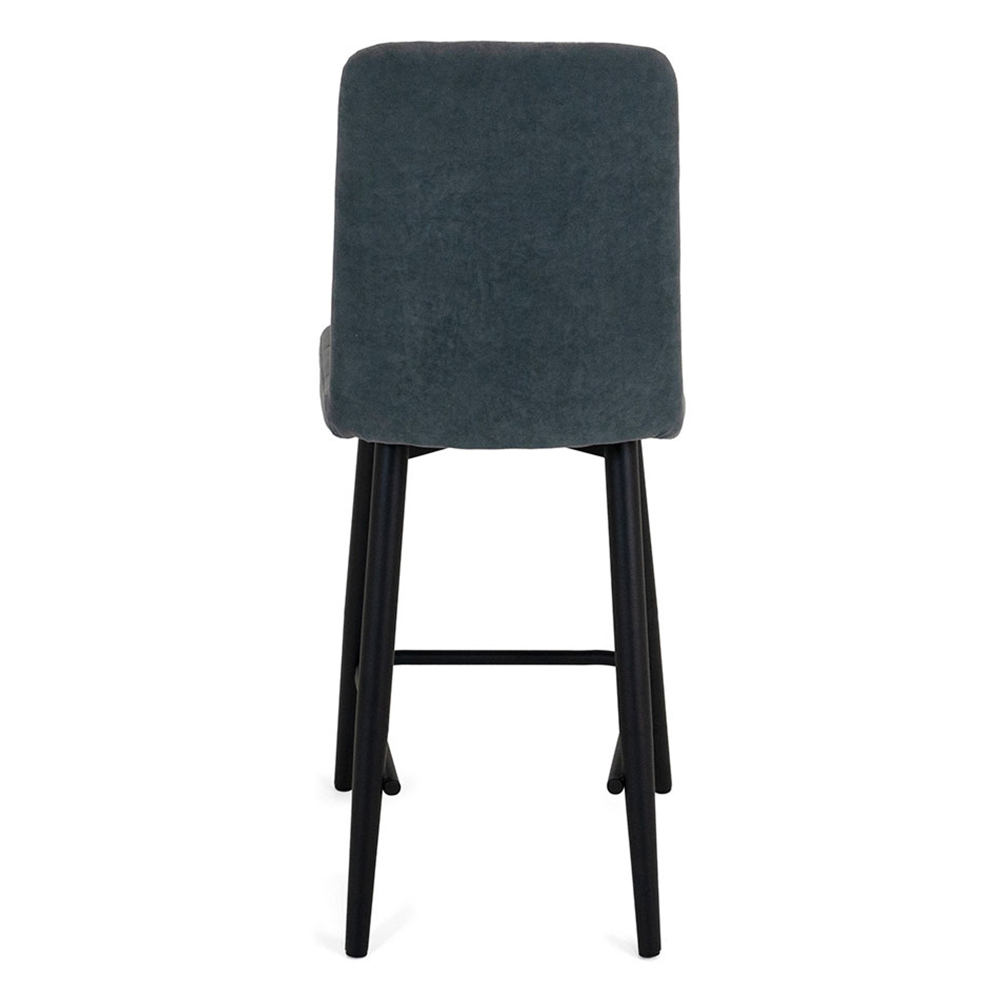 Полубарный стул металлический велюровый (арт 18839) - Фото 1