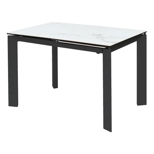 Стол кухонный раздвижной с покрытием из керамики под мрамор (арт 26796) - Фото 2