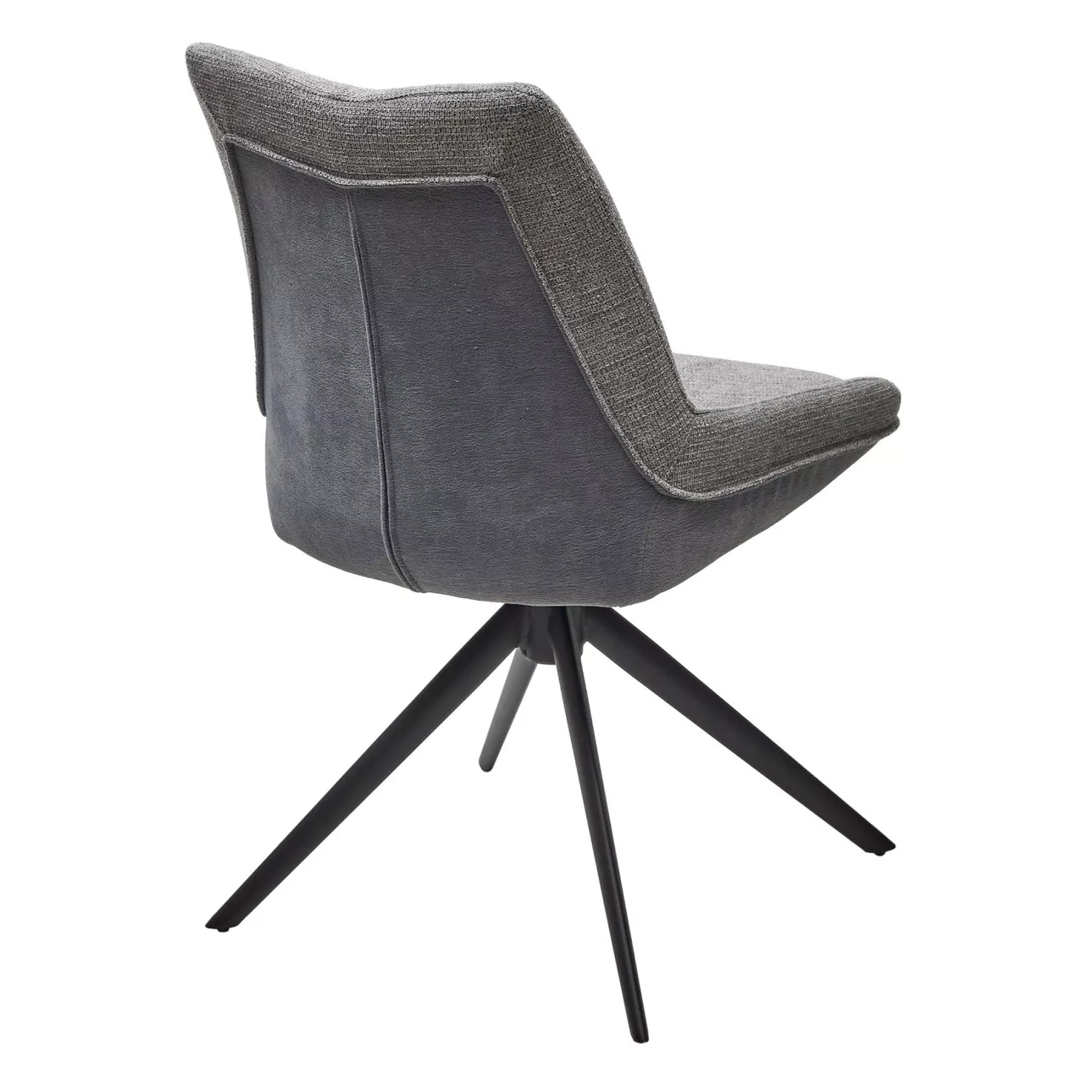 Стул металлический с мягким сидением серый (арт 33813) - Фото 1