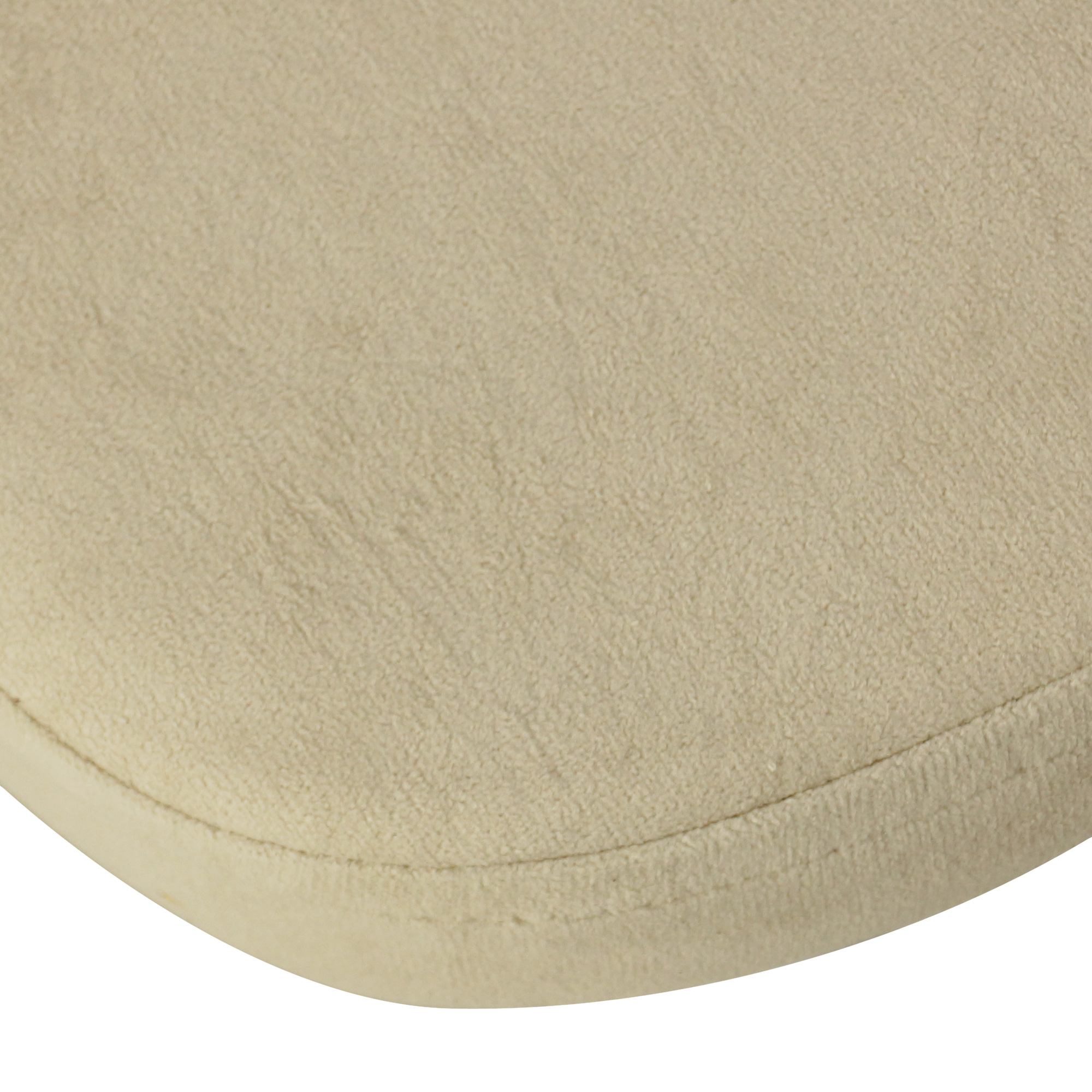 Стул барный бежевый с обивкой из велюра (арт 26449) - Фото 1