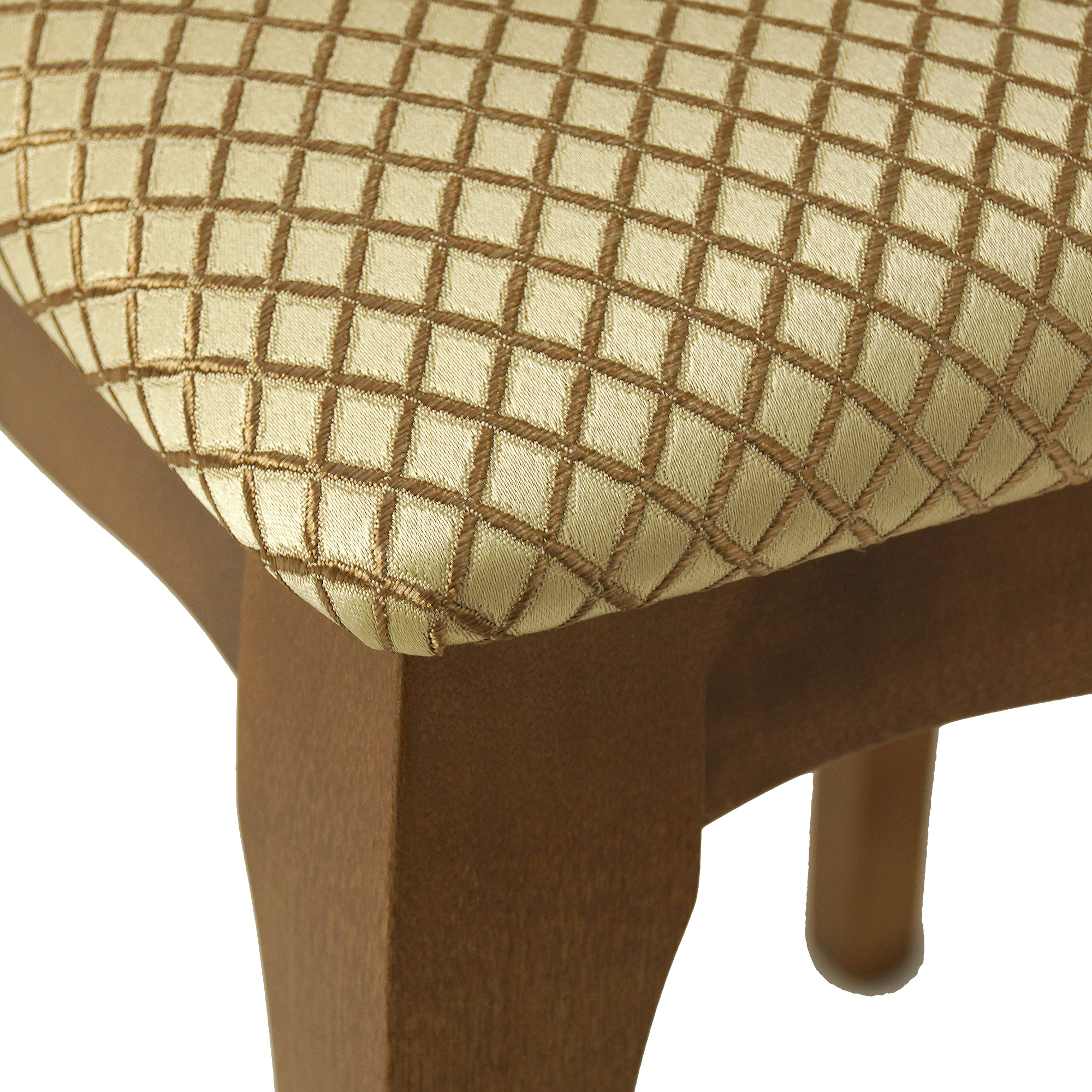 Банкетка из массива дерева серая (арт 16366) - Фото 1